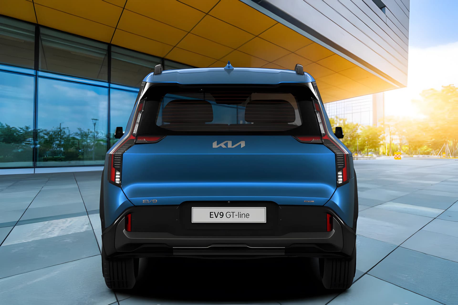 Kia EV9 EV Rear View