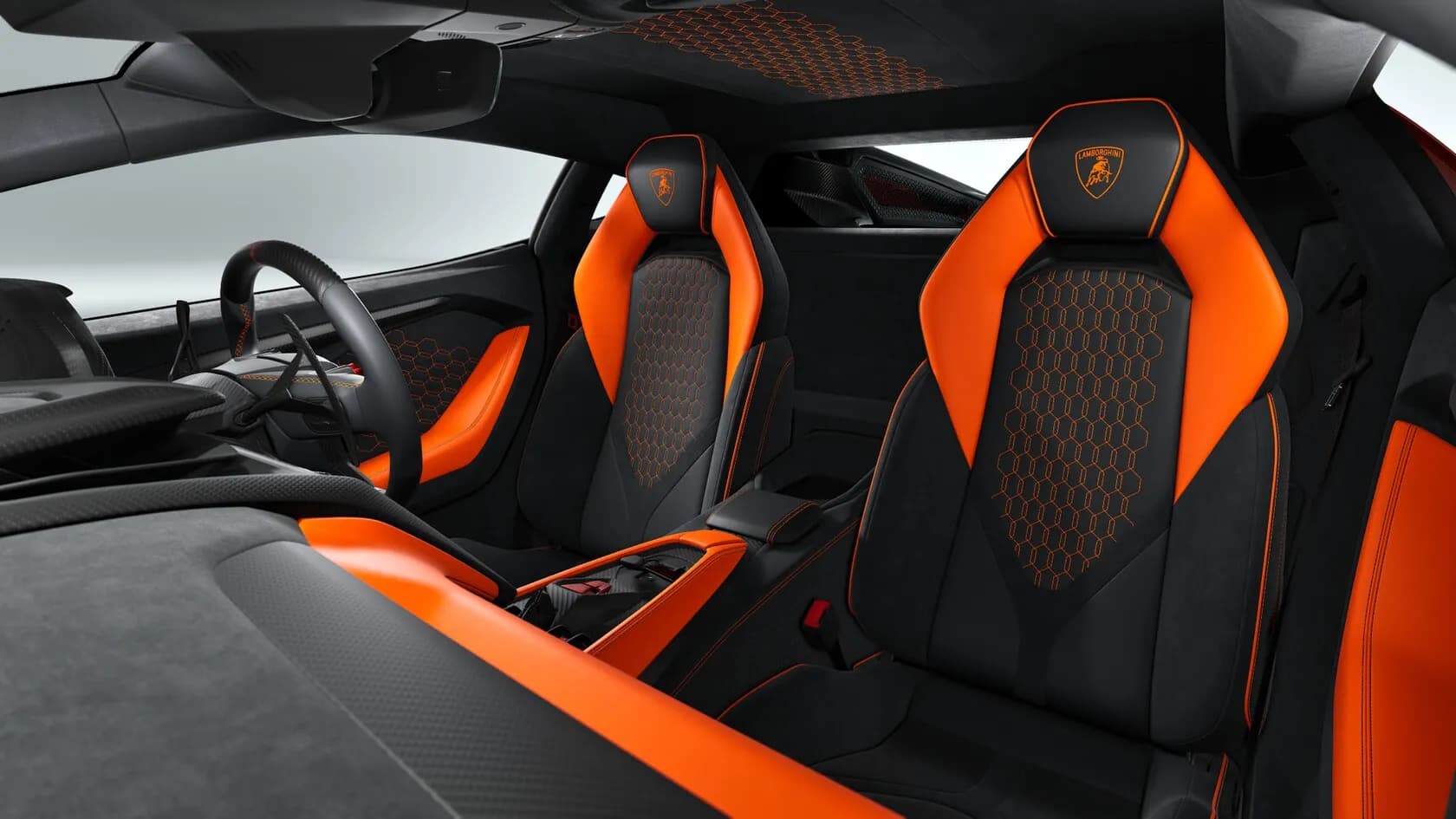 Lamborghini Revuelto Centre Console Armrest View