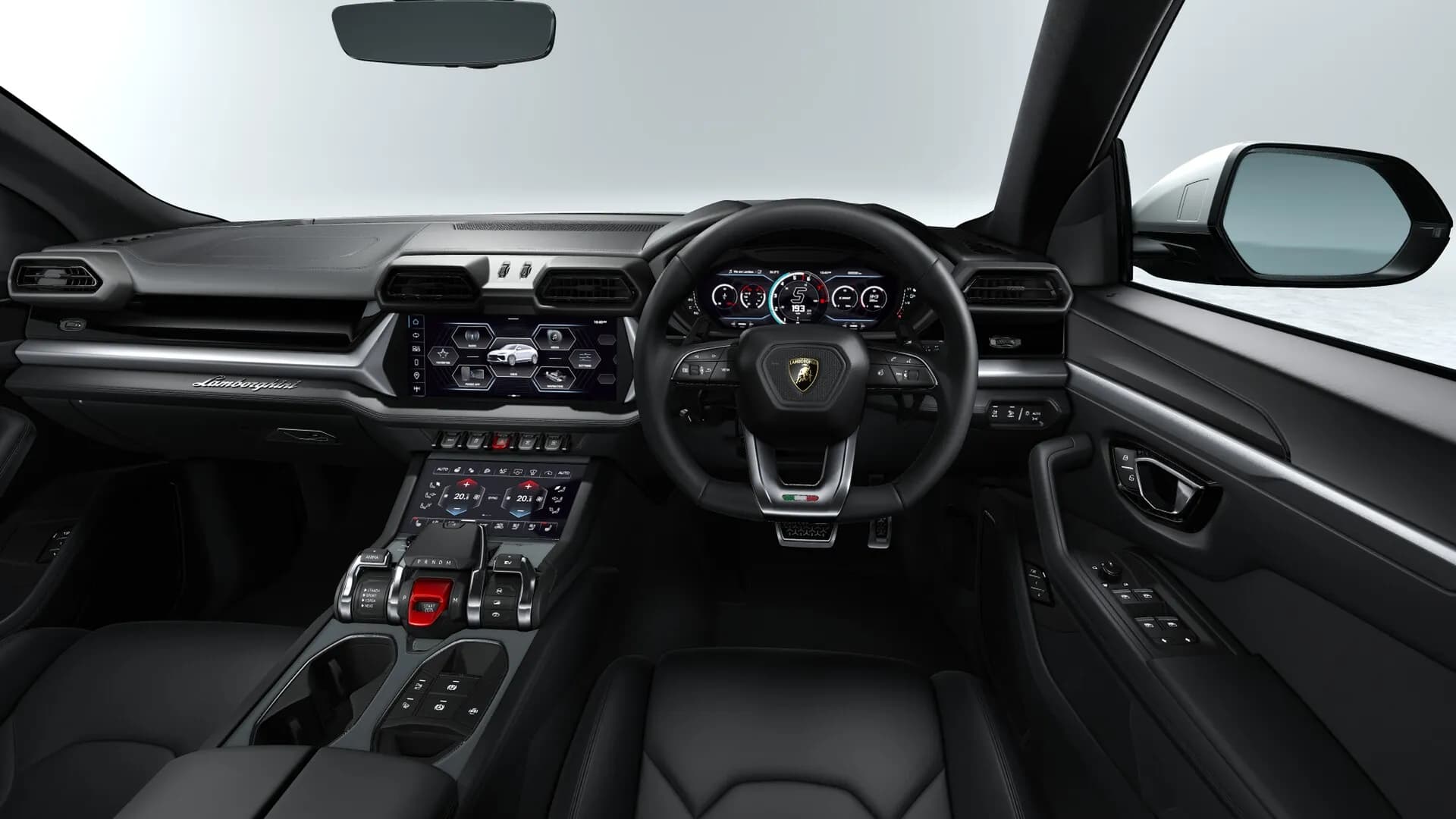 Lamborghini Urus Dashboard Control View