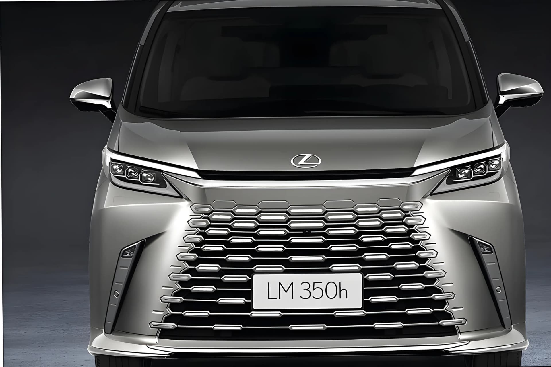 Lexus LM Hybrid Front Grille View