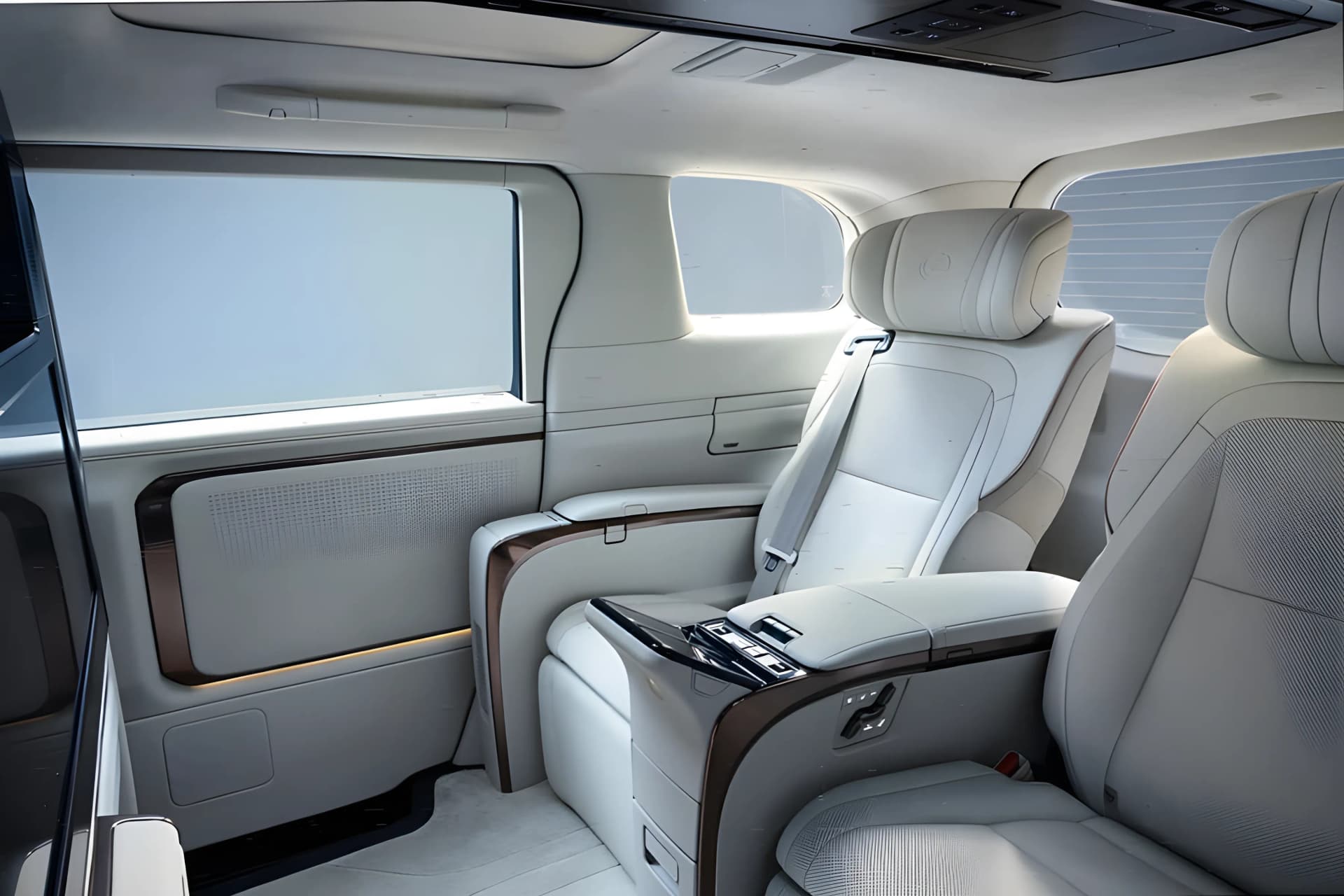 Lexus LM Rear Seat Side View