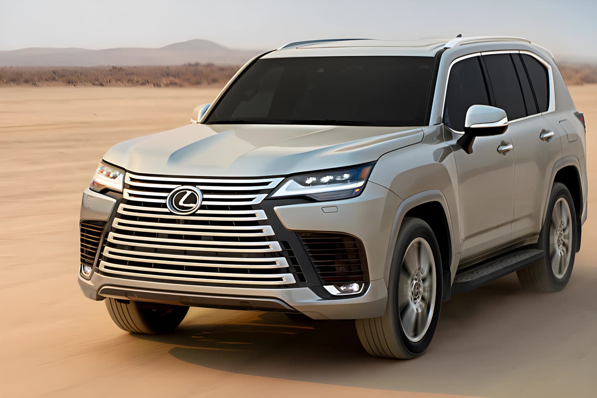 Lexus LX Front Grille View