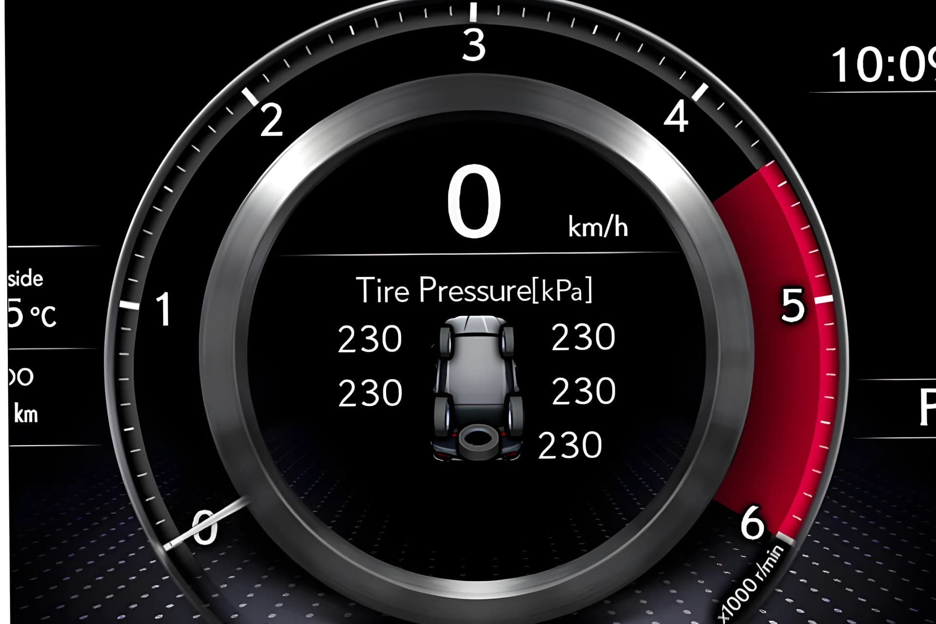 Lexus LX Digital Cluster View
