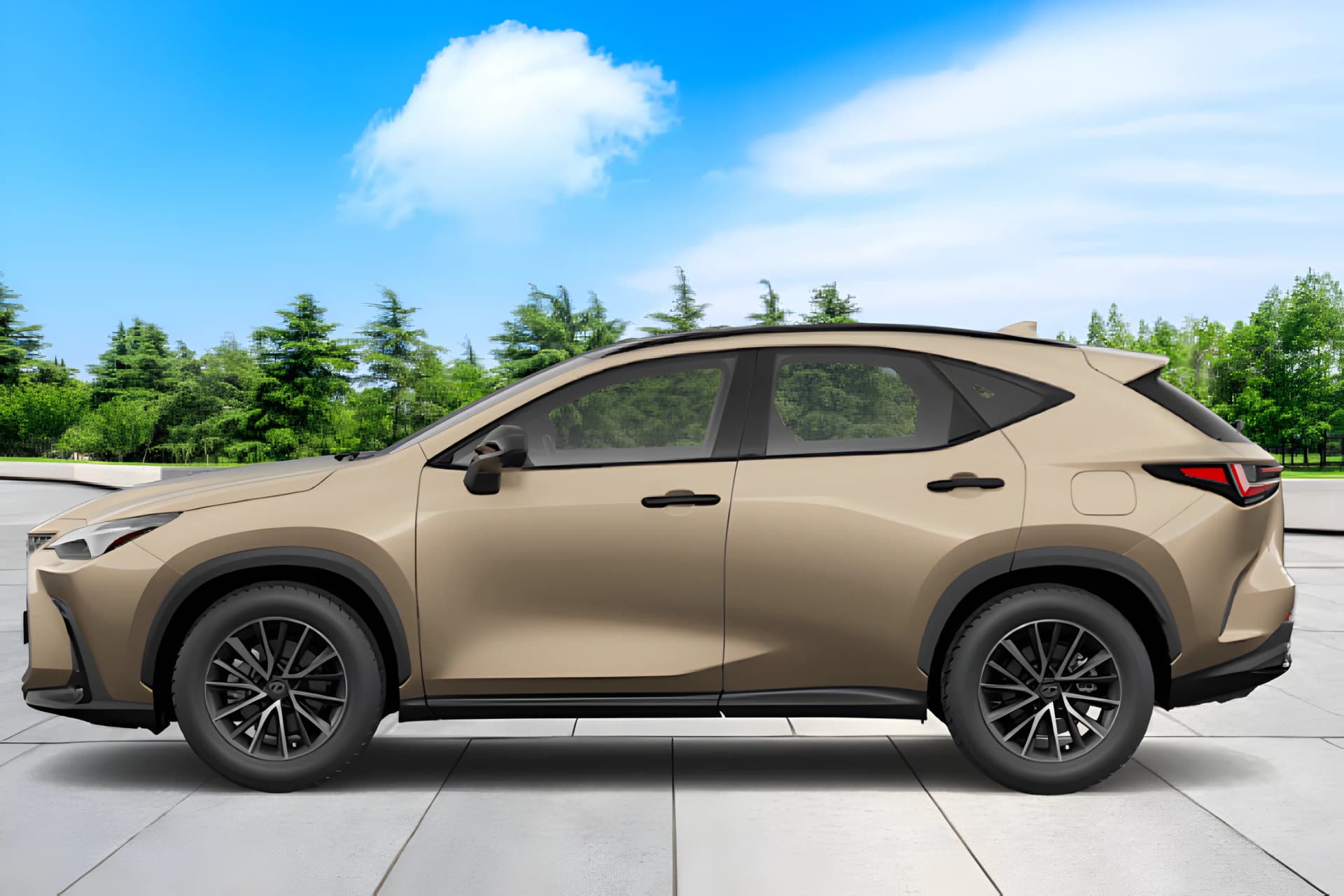 Lexus NX Hybrid Left Side View