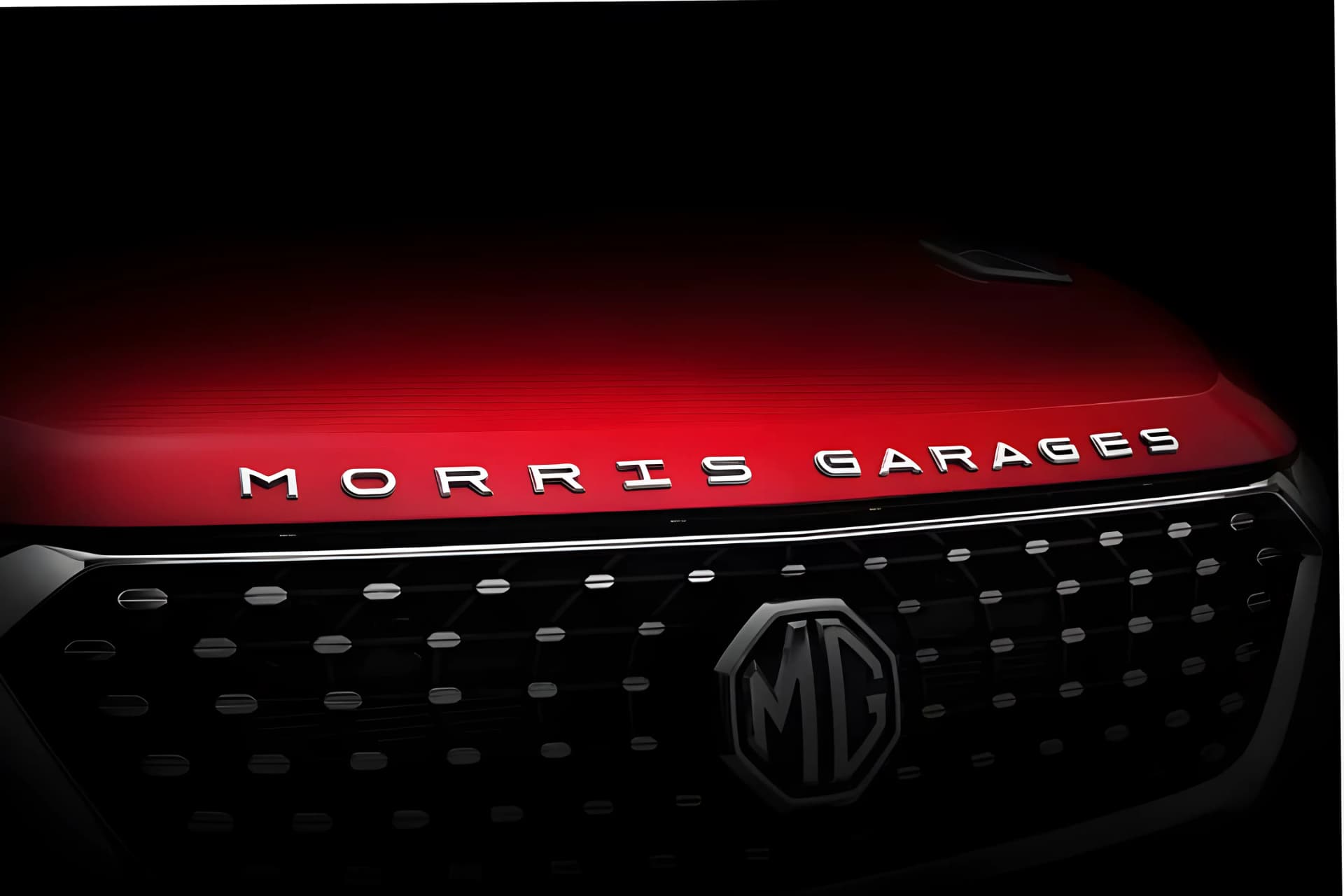 MG Hector Morris Garages Lettering View