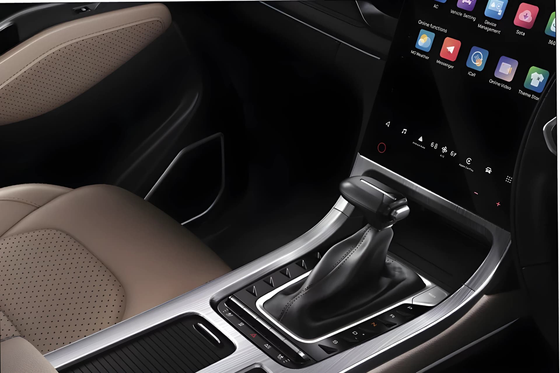 MG Hector Gear Shifter View