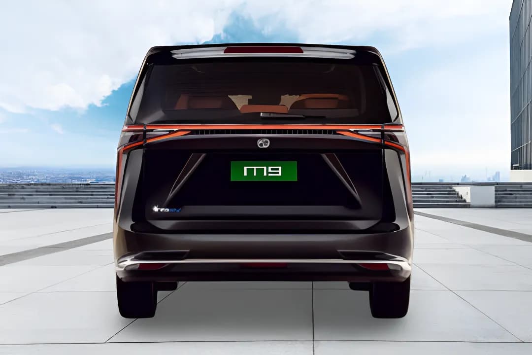 MG M9 EV Rear View
