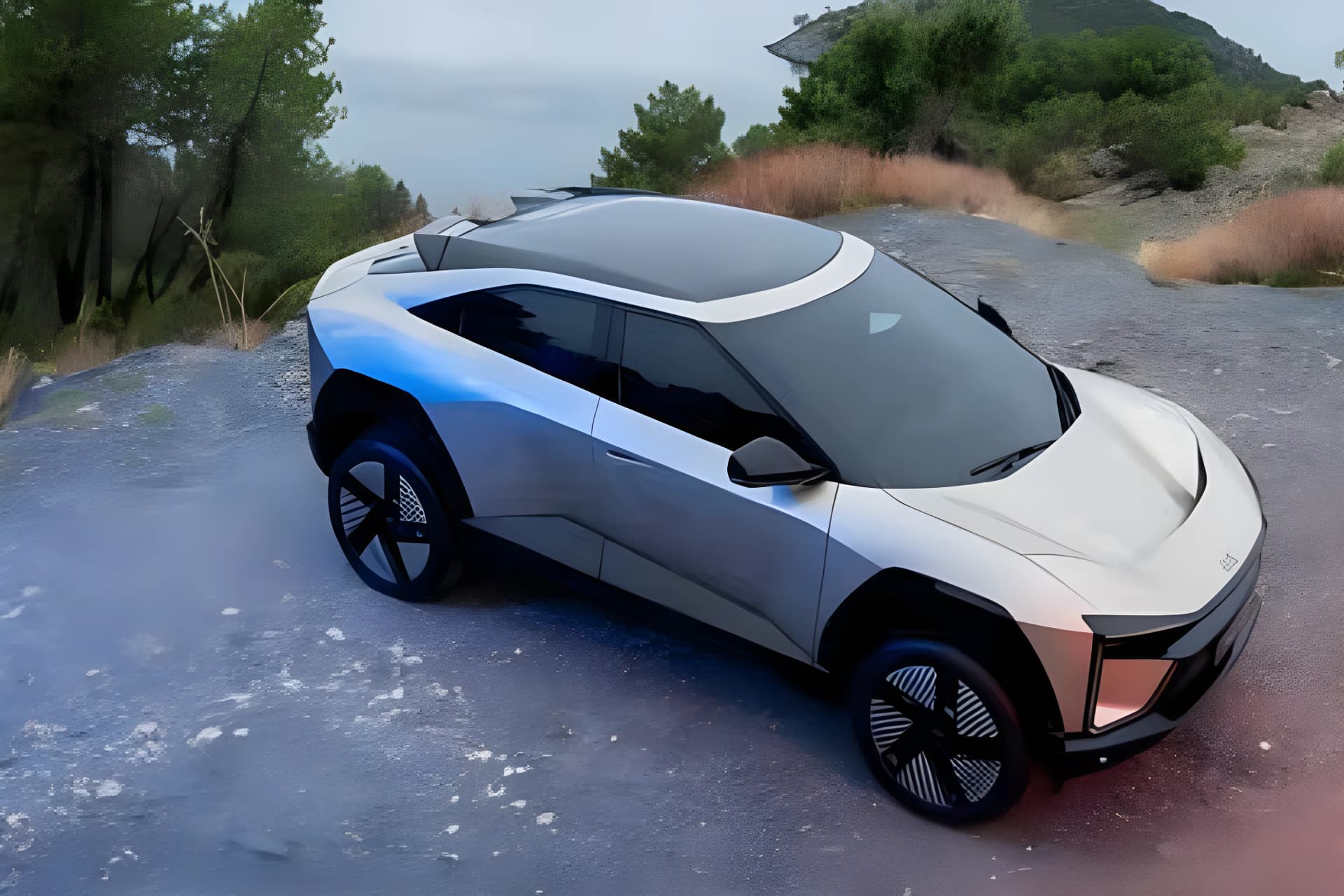 Mahindra BE6 EV Roof View