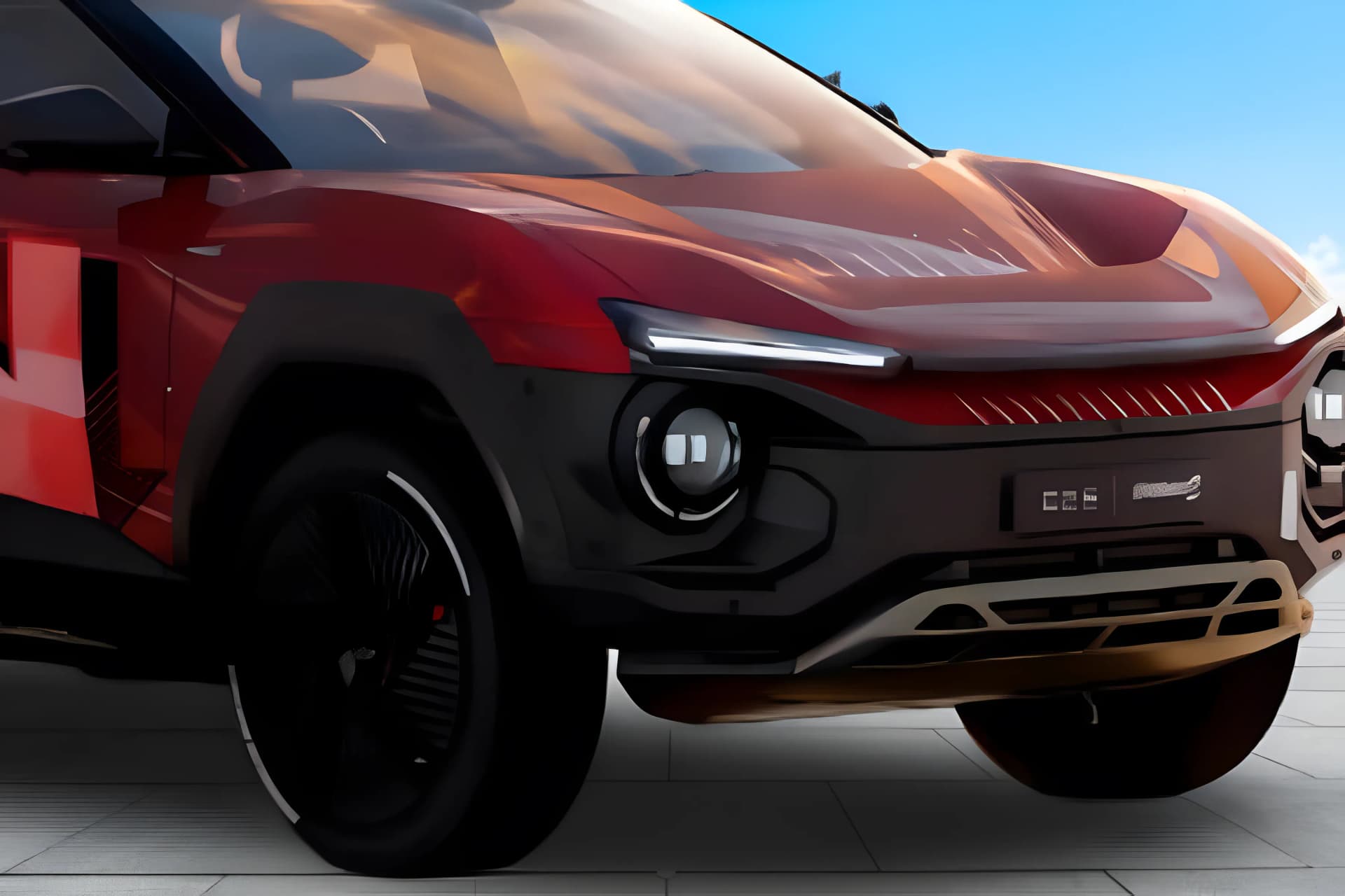 Mahindra BE6 FE Electric Headlamp View