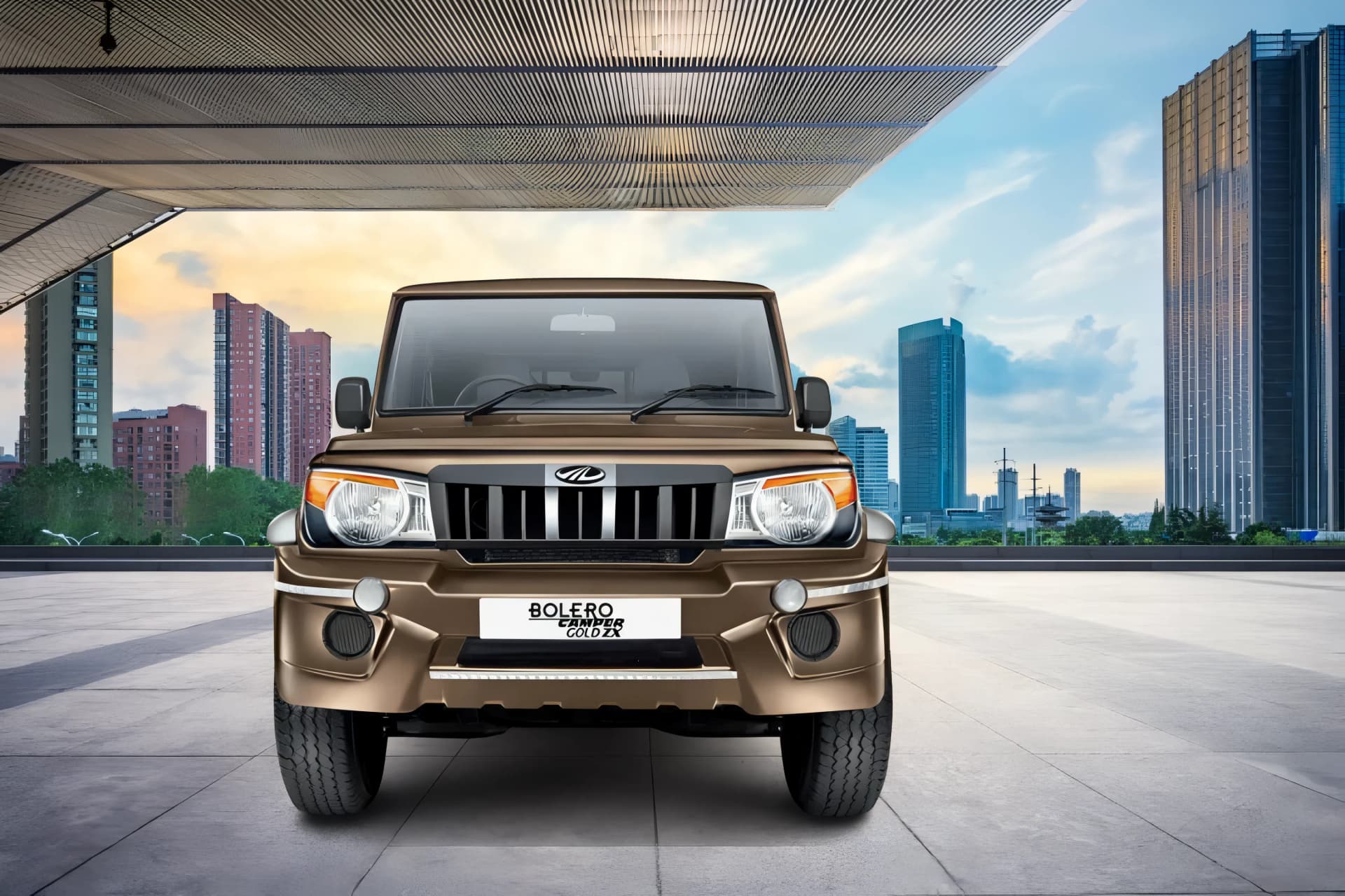 Mahindra Bolero Camper Front Side View