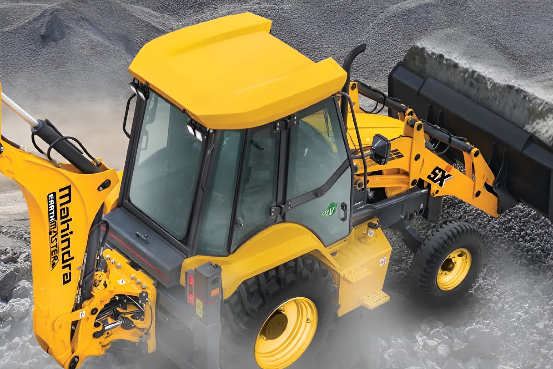 Mahindra Earthmaster SX Smart 50 Boom View