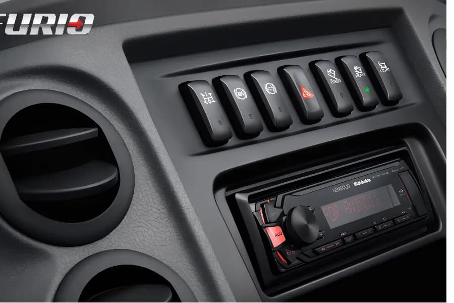 Mahindra Furio 7 Music System View