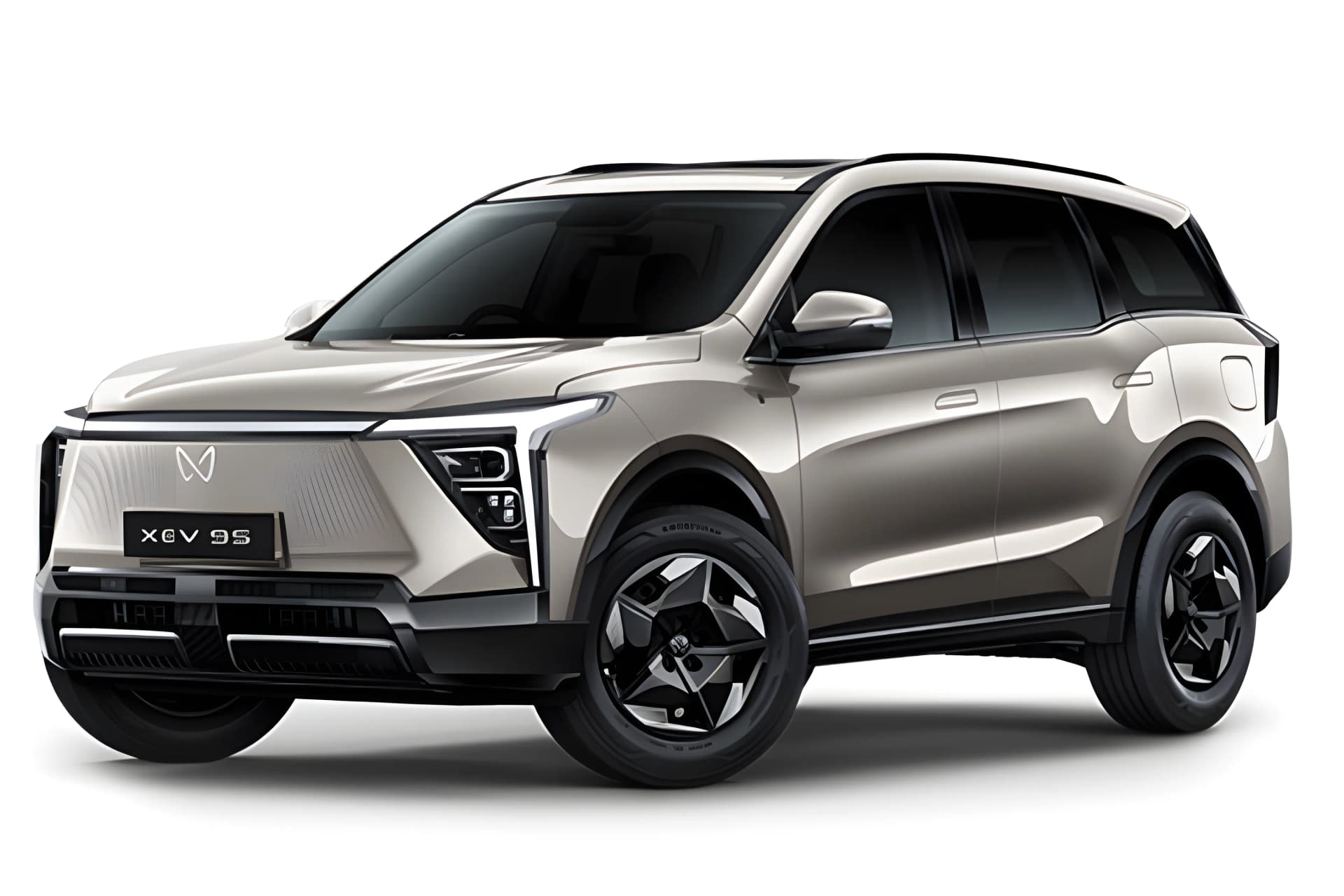 Mahindra XEV 9S EV Desert Myst color