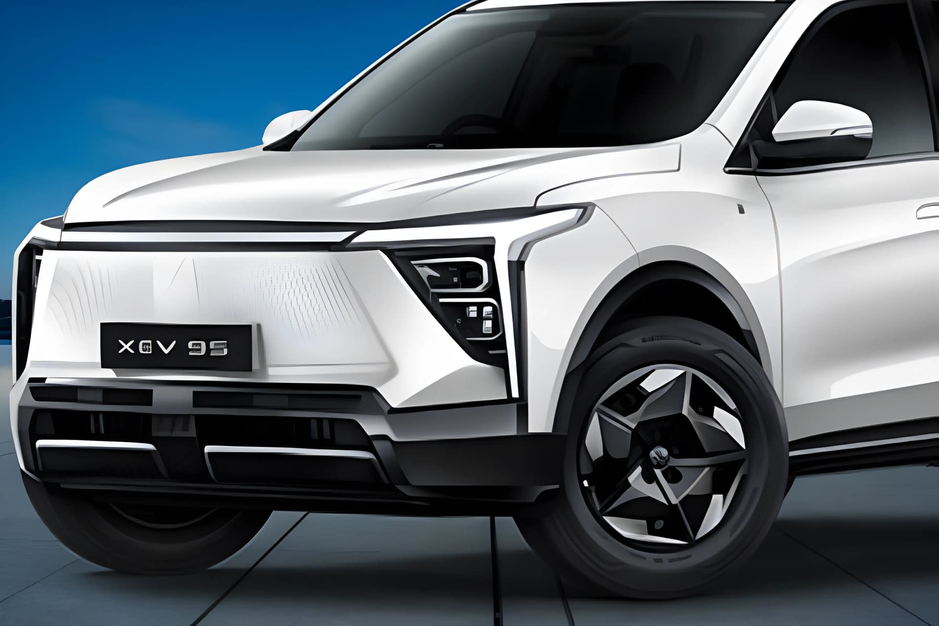Mahindra XEV 9S EV Front Bumper View