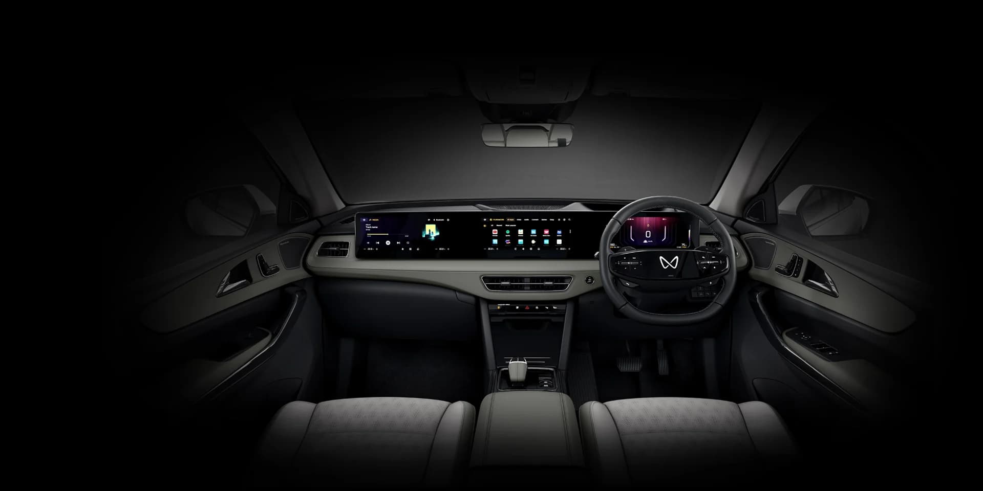 Mahindra XEV 9S EV Dashboard View