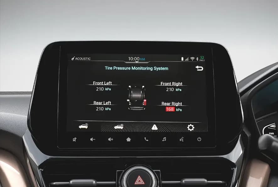 Maruti Suzuki Grand Vitara Tyre Pressure Monitoring System View