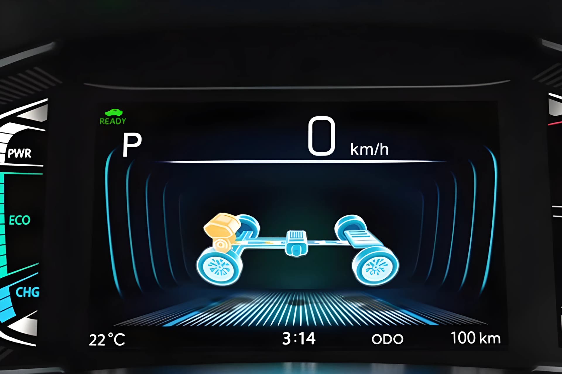 Maruti Suzuki Grand Vitara Digital Instrument Cluster View