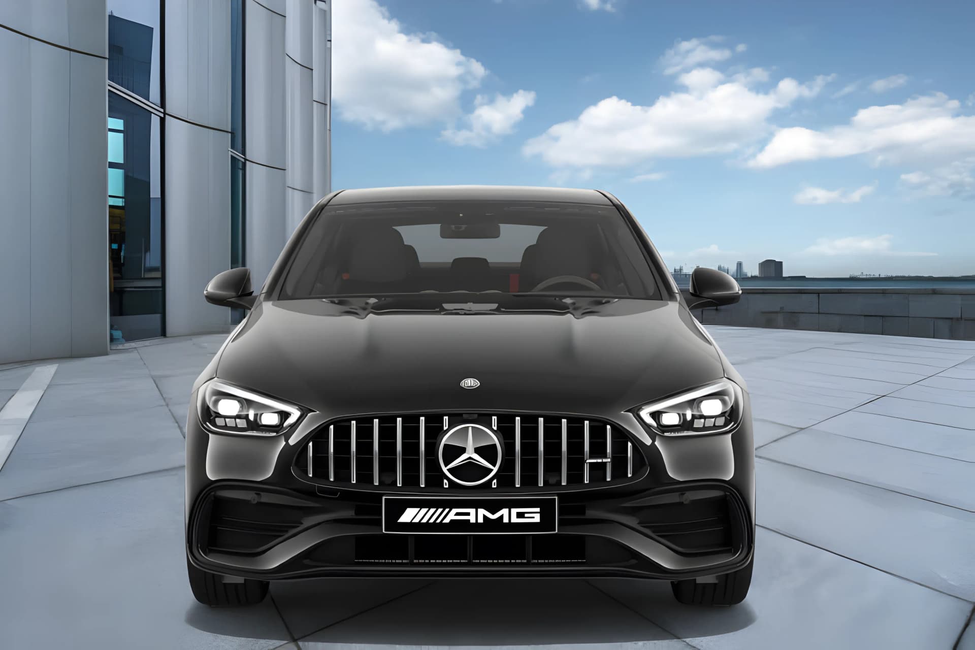 Mercedes Benz AMG C Class Front View