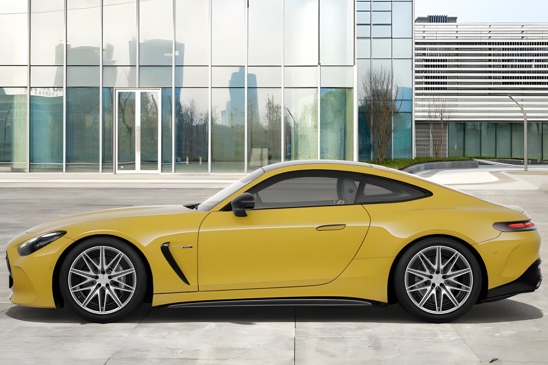 Mercedes Benz AMG GT Coupe Left Side View