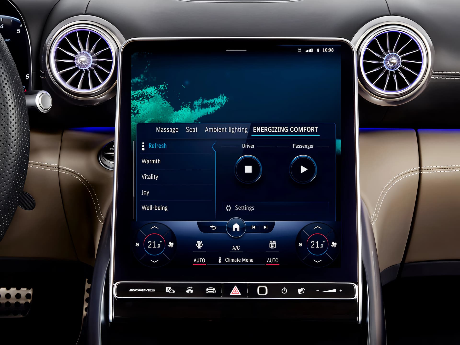 Mercedes Benz AMG SL Roadster Touchscreen View