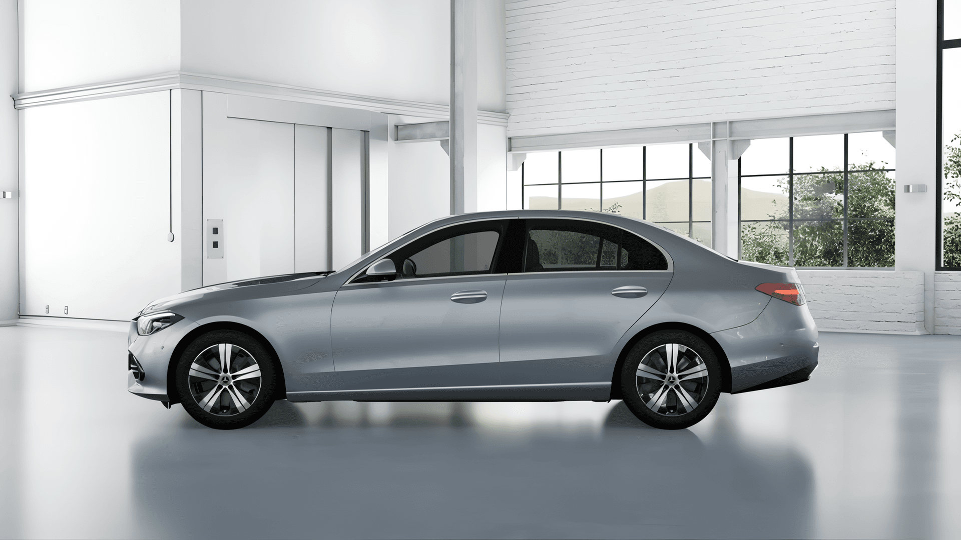 Mercedes Benz C Class Right Side View