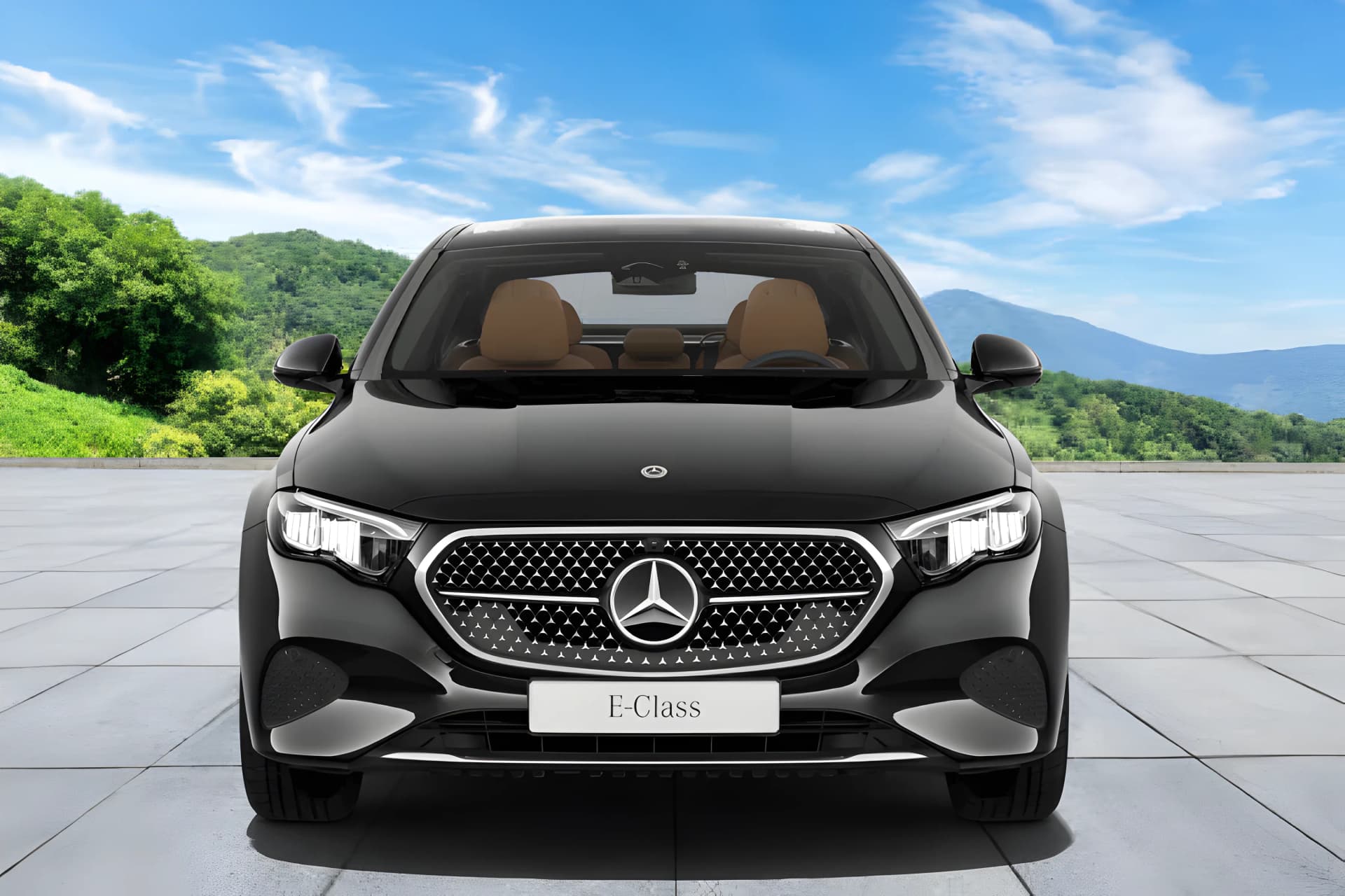 Mercedes Benz E Class Front View