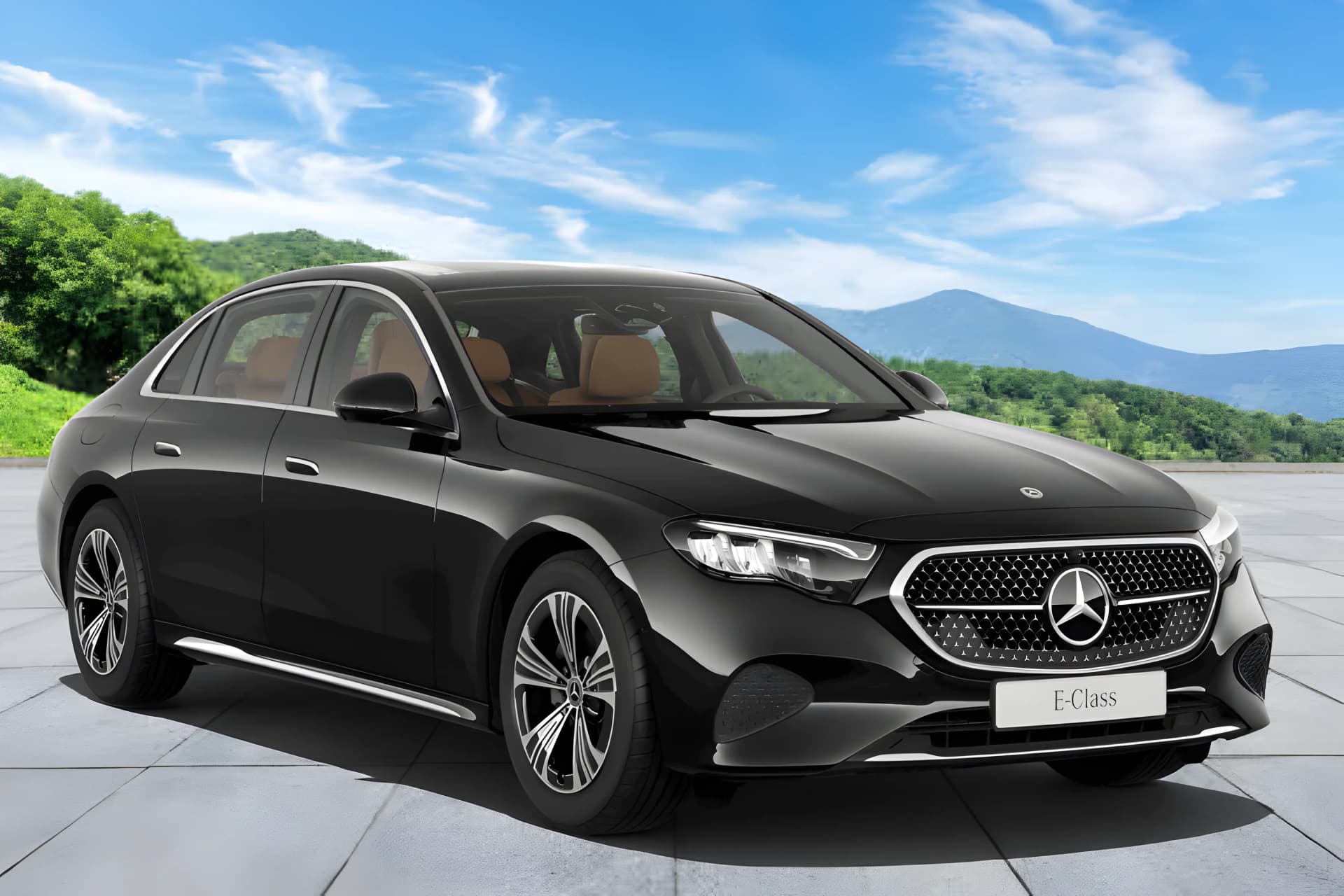 Mercedes Benz E Class Front Right View