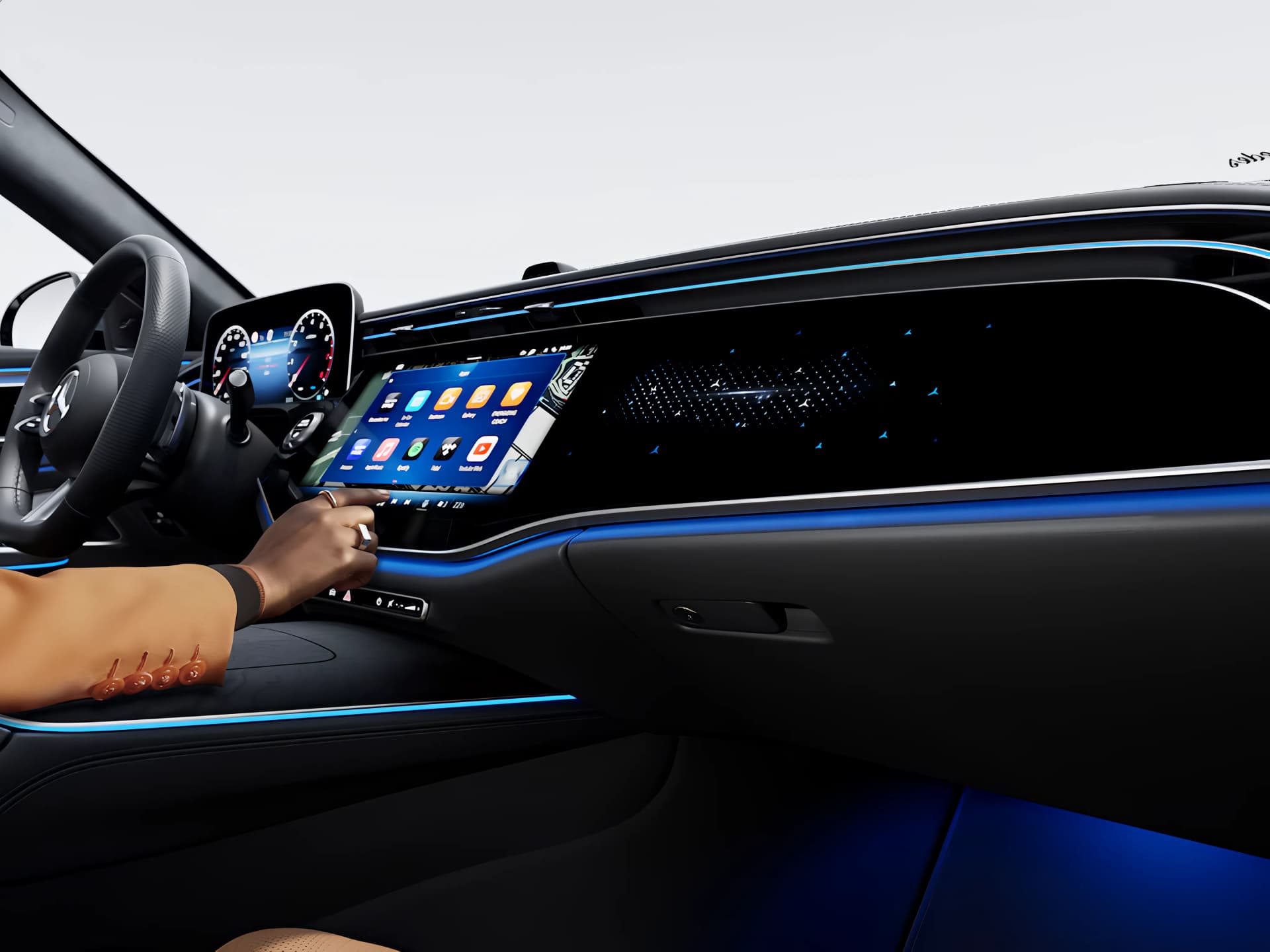 Mercedes Benz E Class Dashboard View