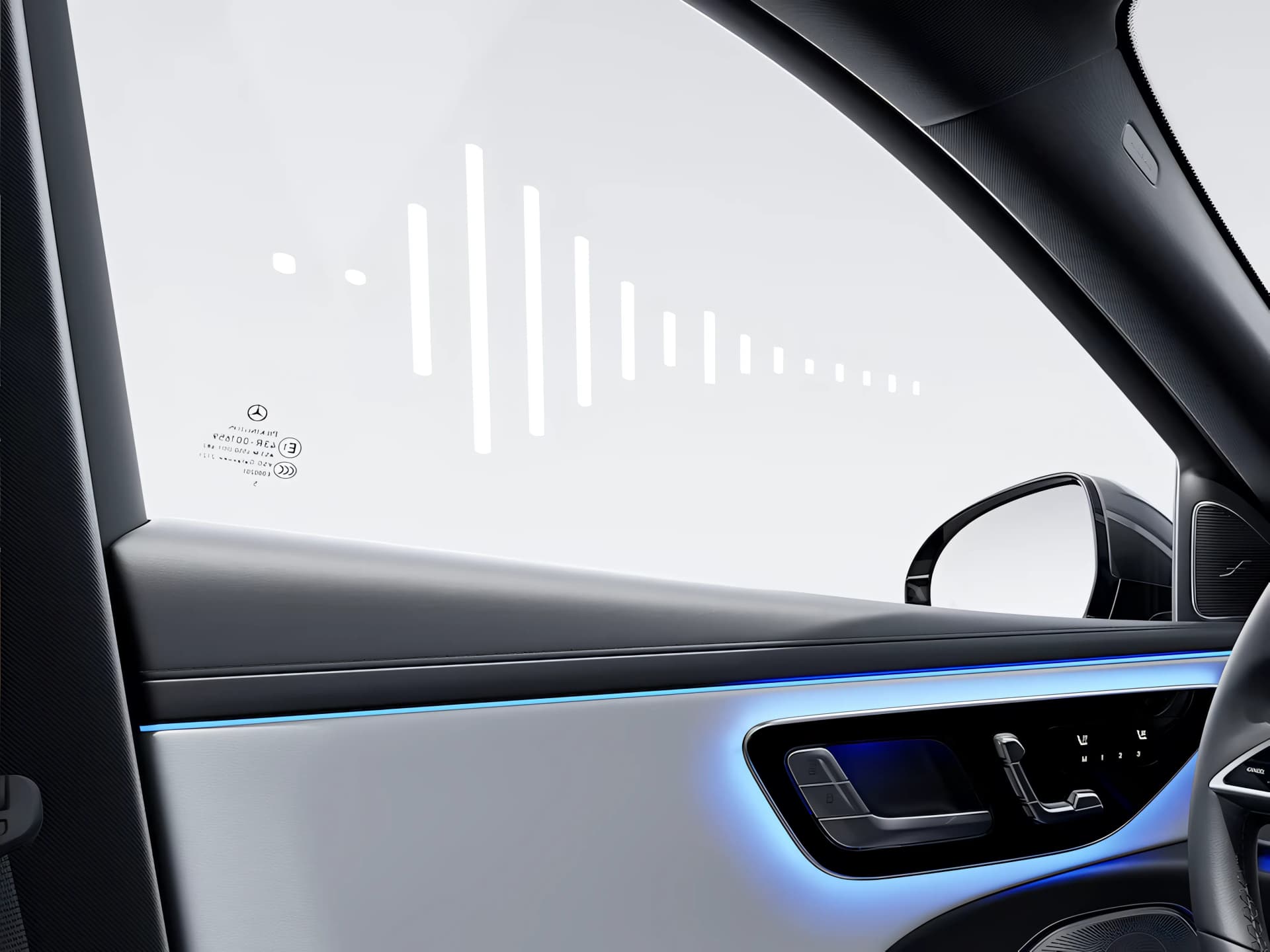 Mercedes Benz E Class Acoustic Glass Window View