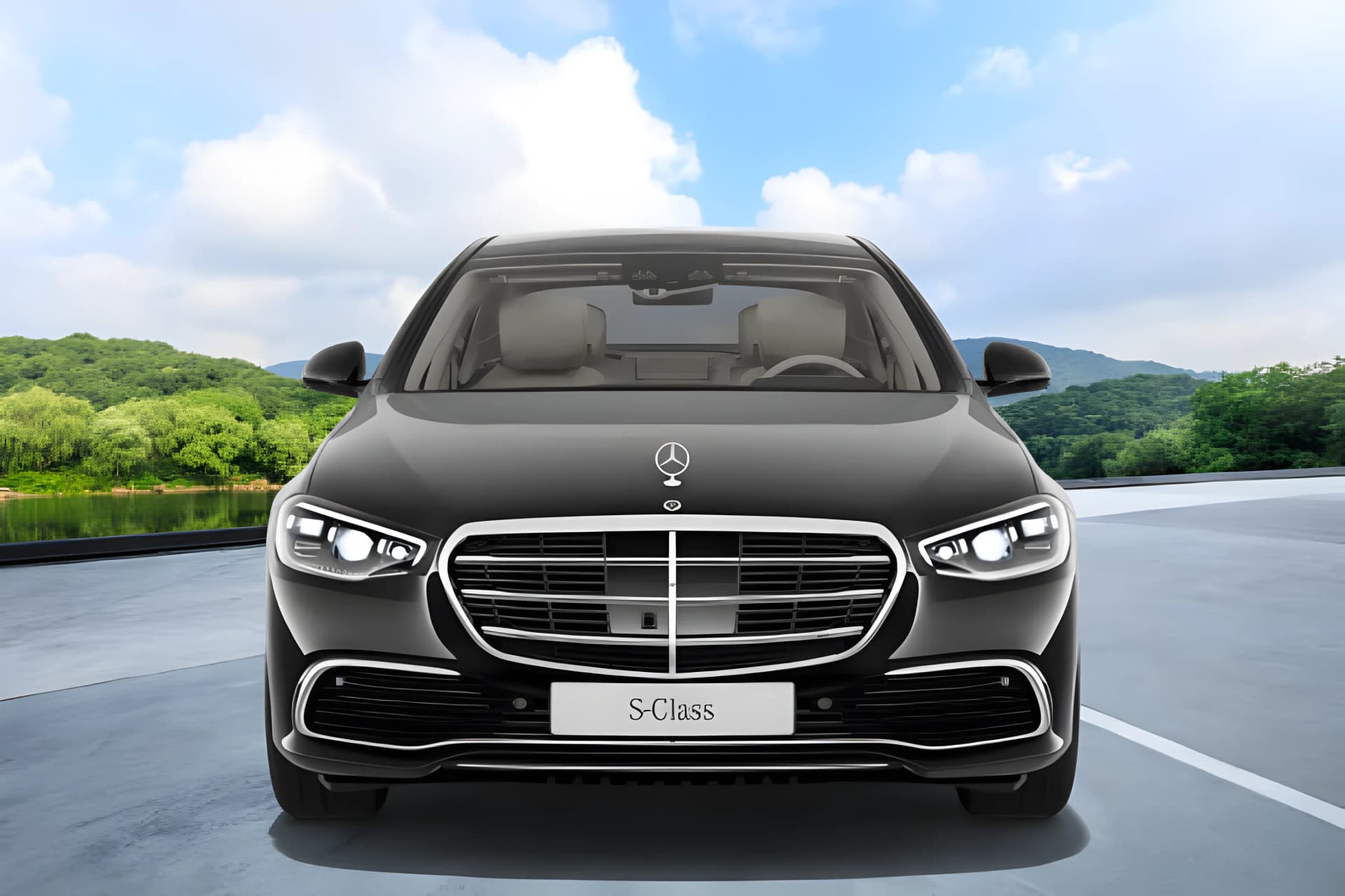 Mercedes Benz Maybach S Class Front View