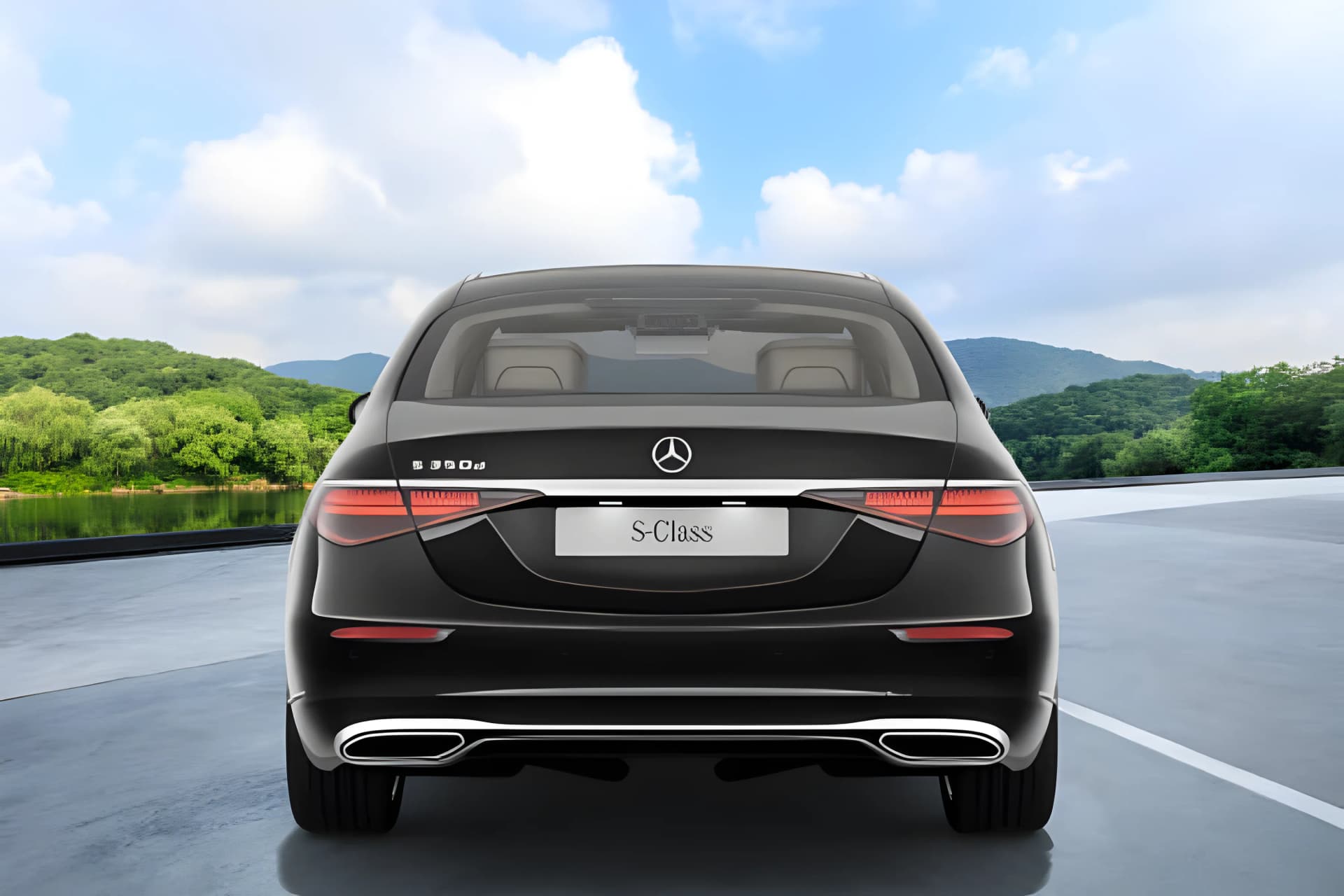 Mercedes Benz Maybach S Class Rear View