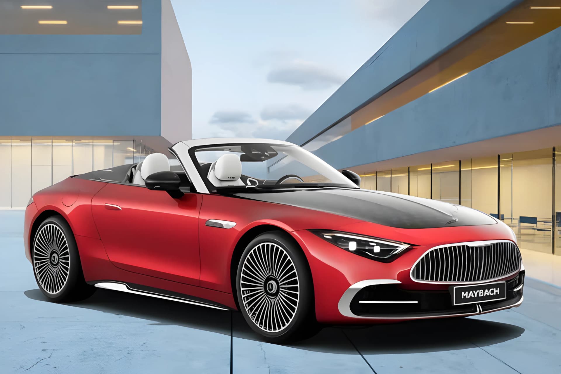 Mercedes Benz Maybach SL Monogram Front Right View