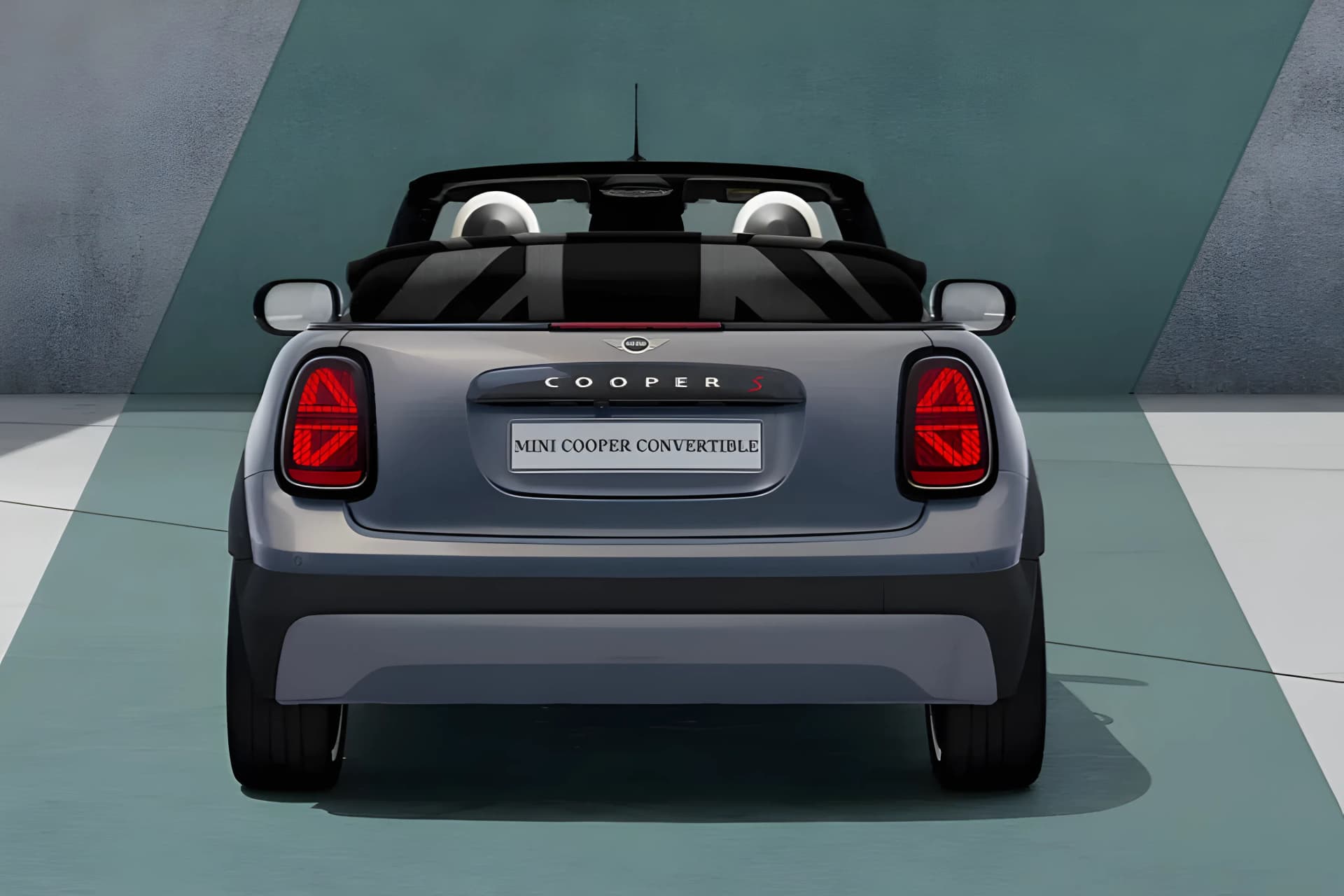 Mini Cooper S Convertible Rear View