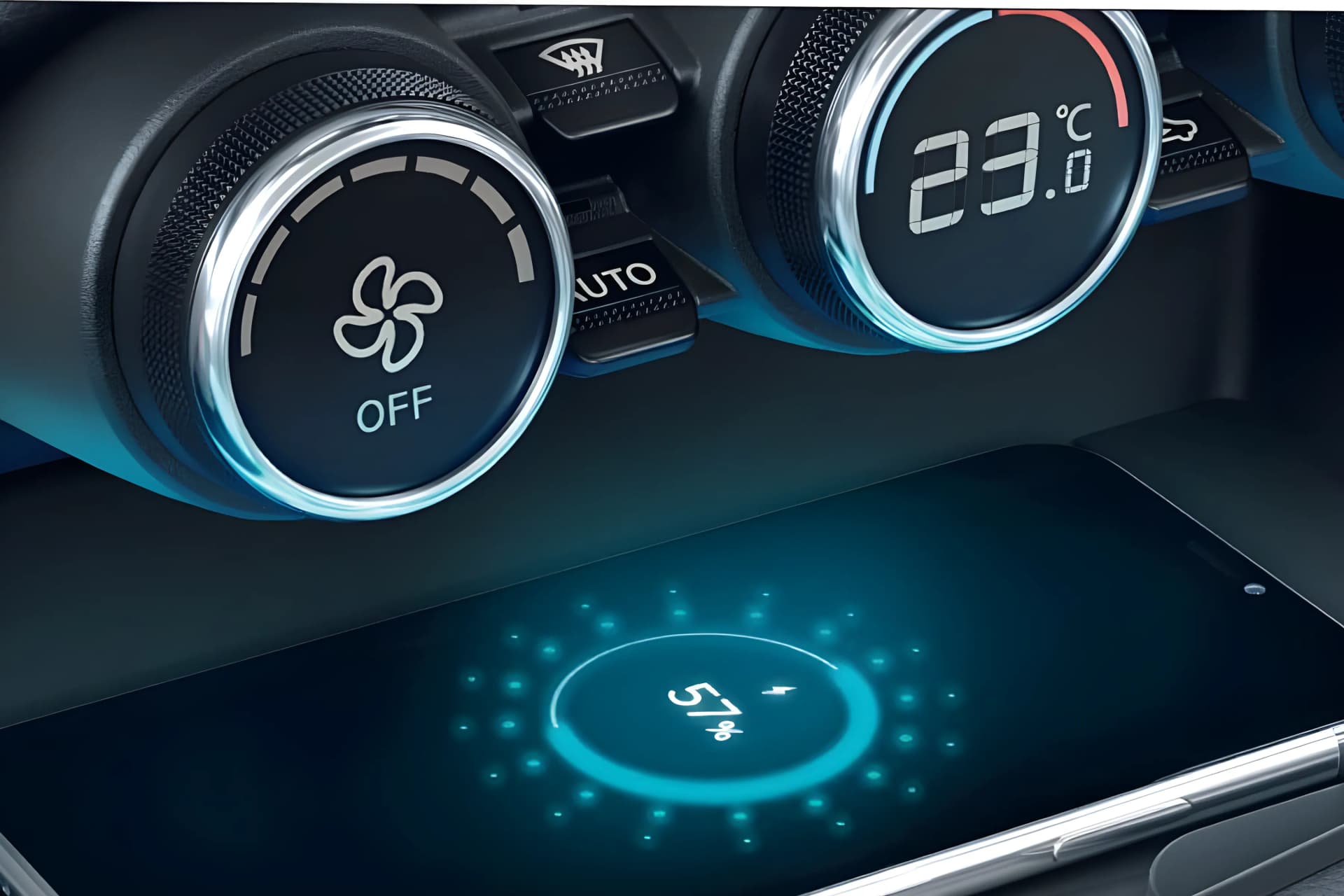 Nissan Magnite Wireless Charging View