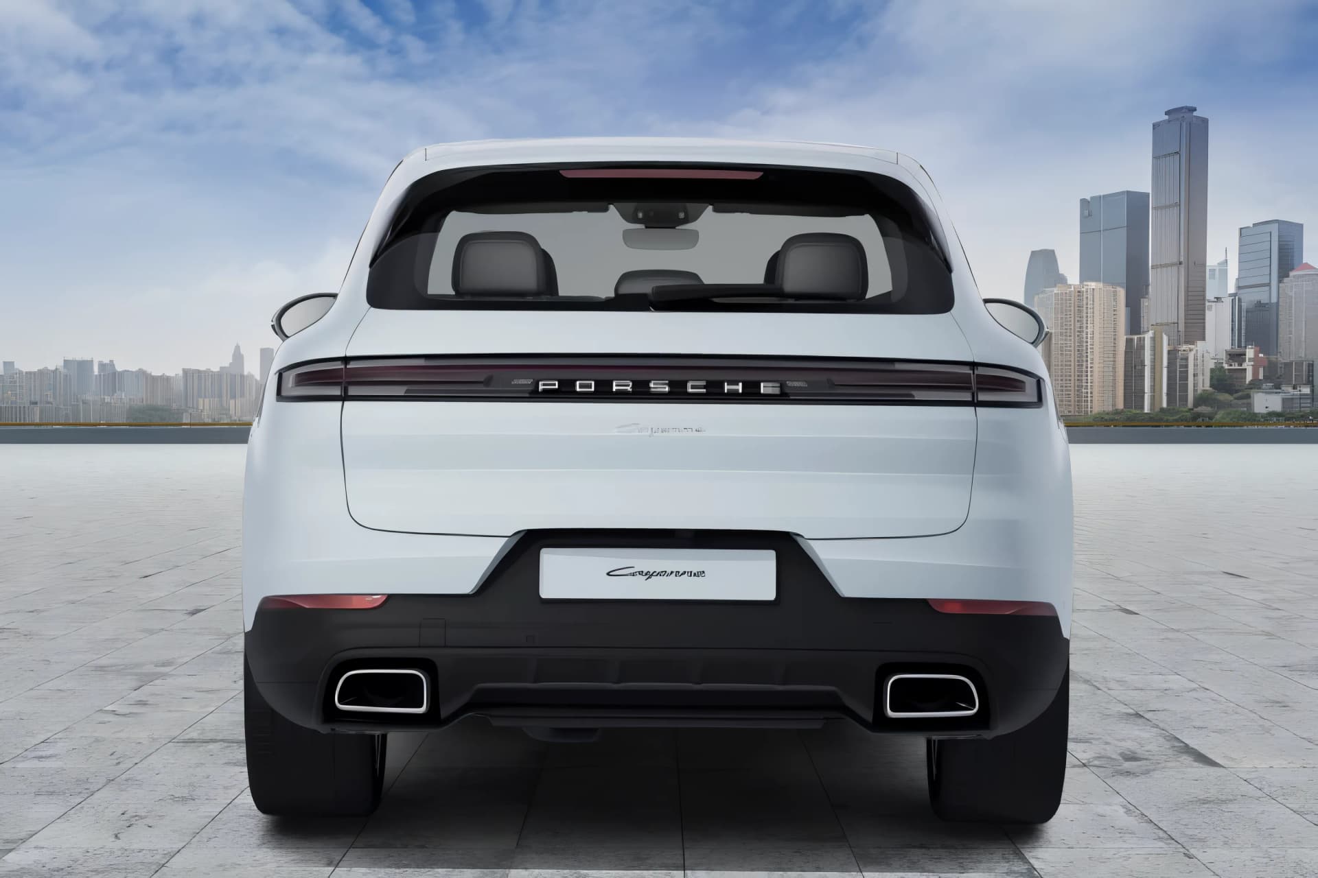Porsche Cayenne Rear View