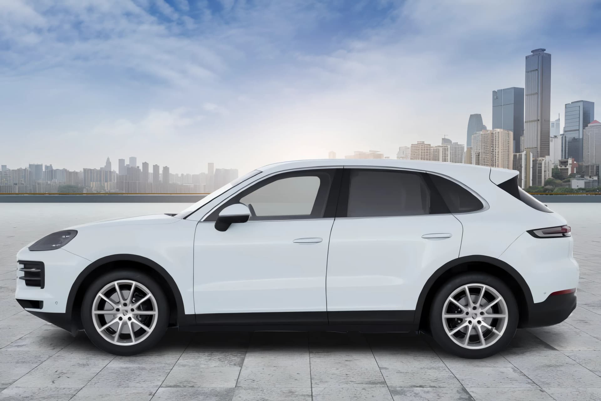 Porsche Cayenne Left Side View