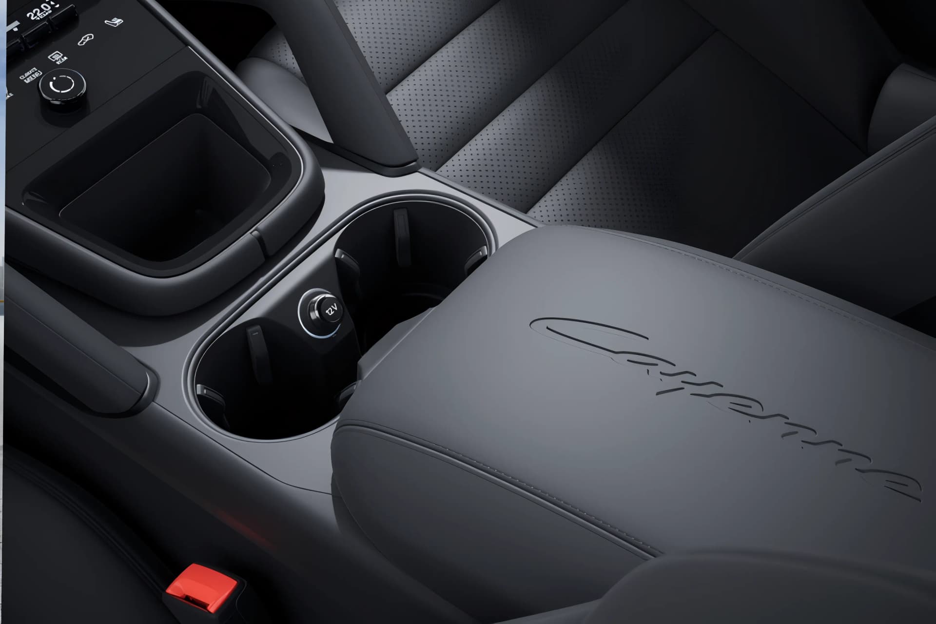 Porsche Cayenne Cup Holder View