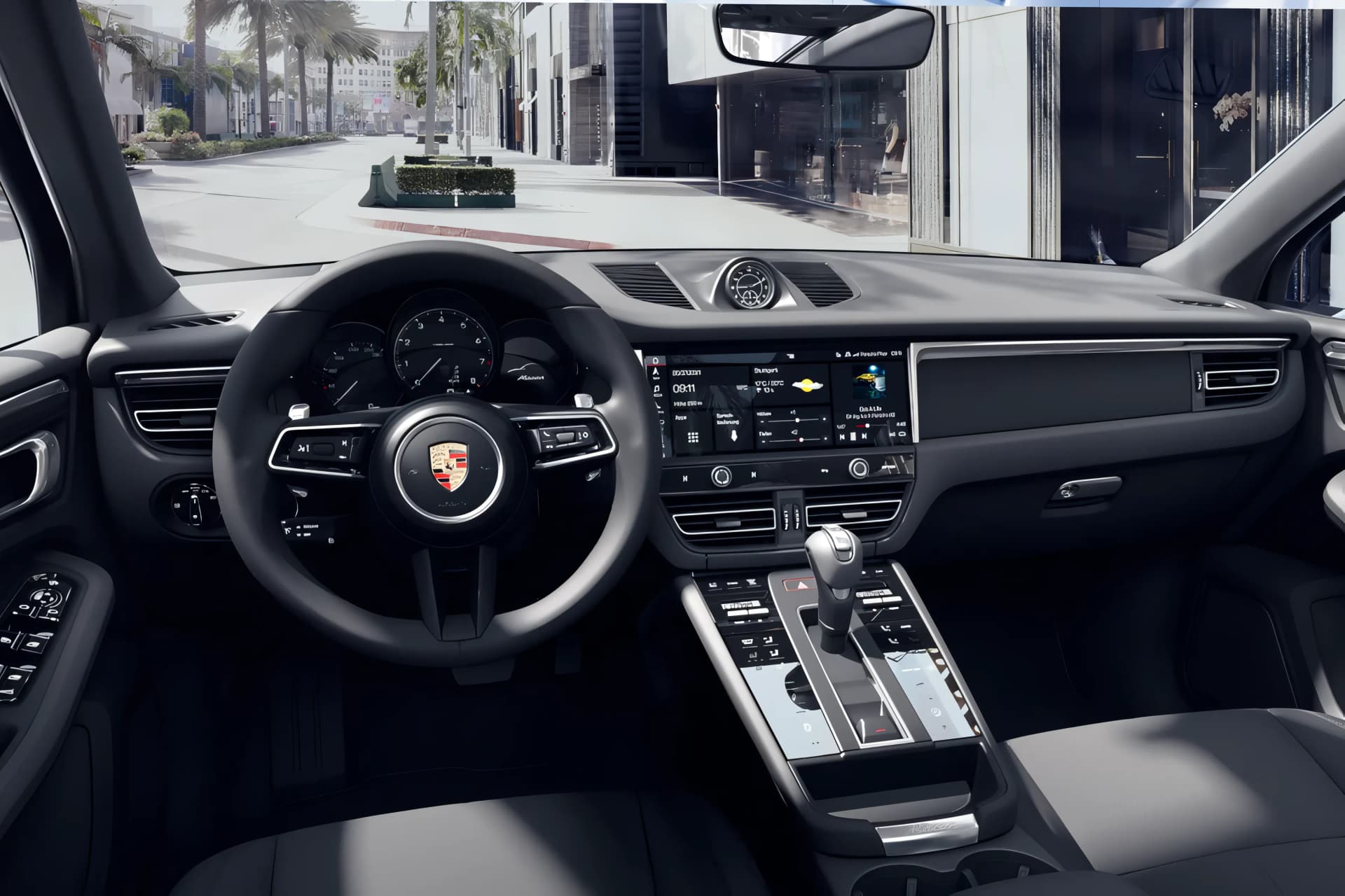 Porsche Macan Dashboard View