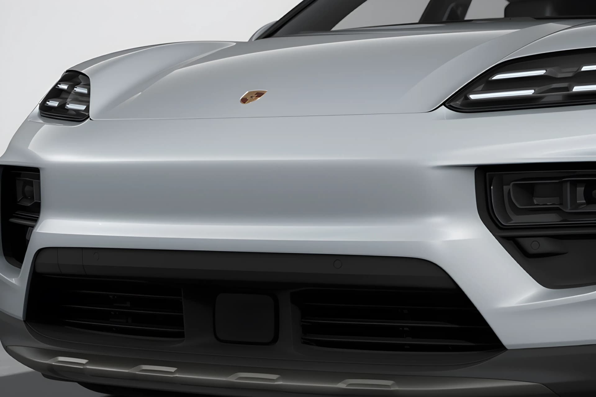 Porsche Macan Electric Front Grille View