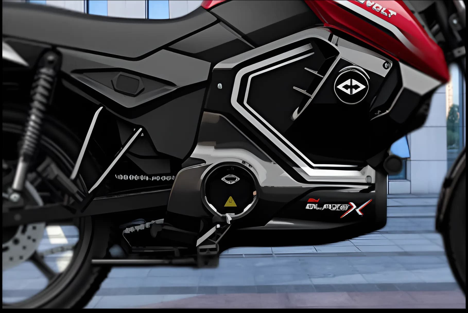 Revolt BlazeX Electric Mid Drive Motor View