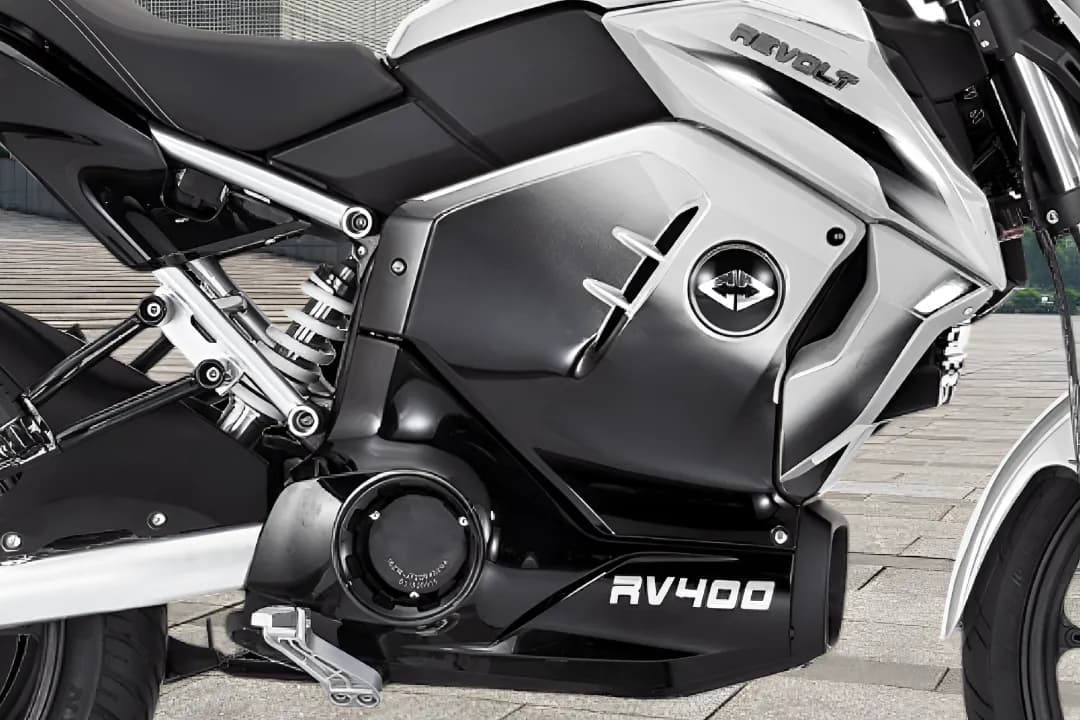 Revolt RV400 Electric Mid Drive Motor View