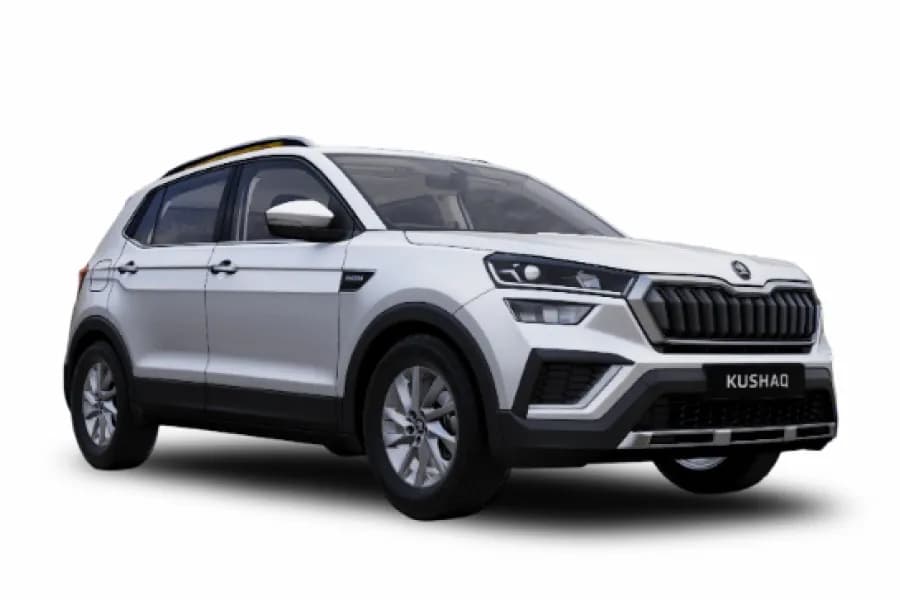 Skoda Kushaq Candy White color