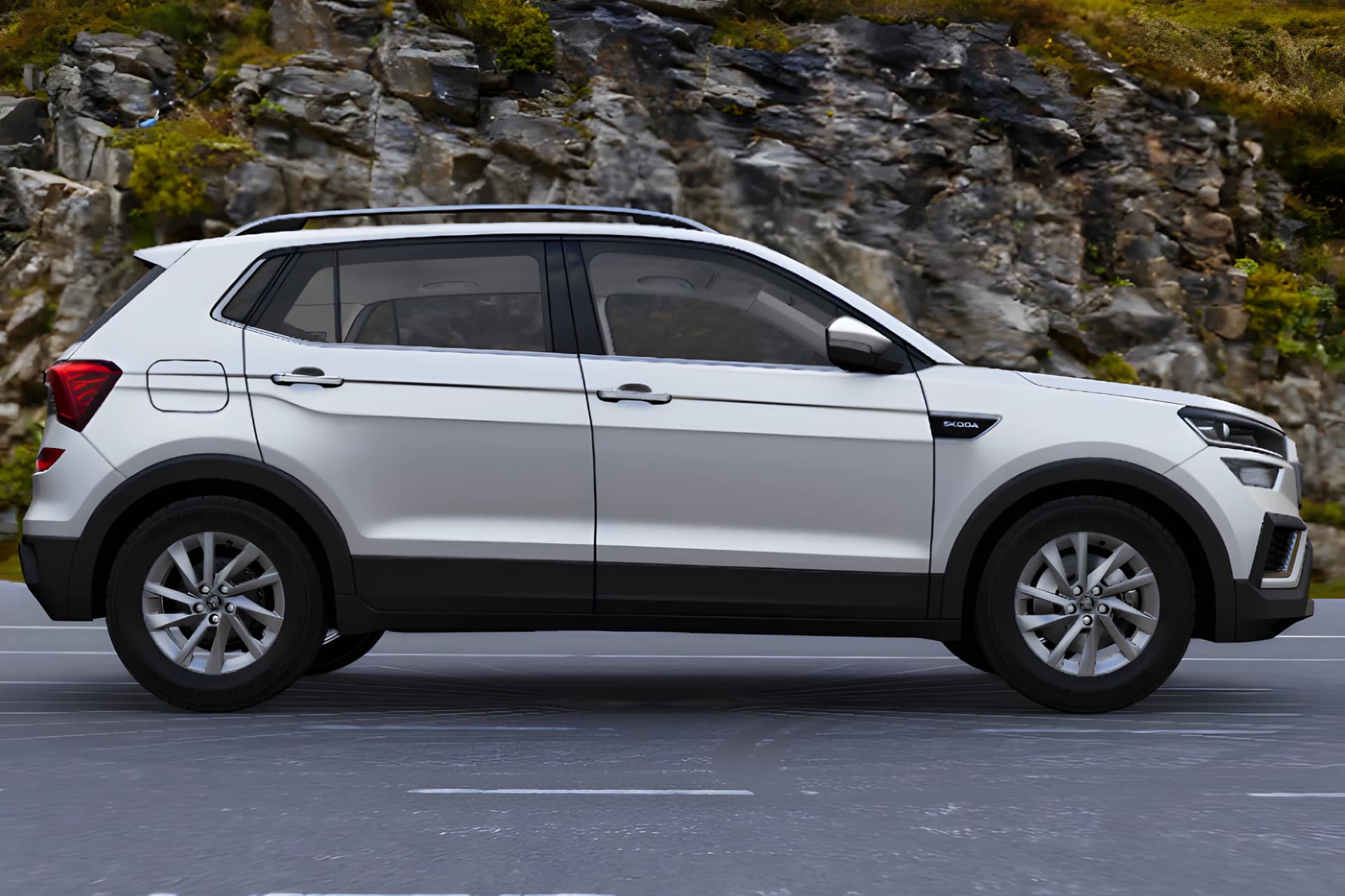 Skoda Kushaq Left Side View