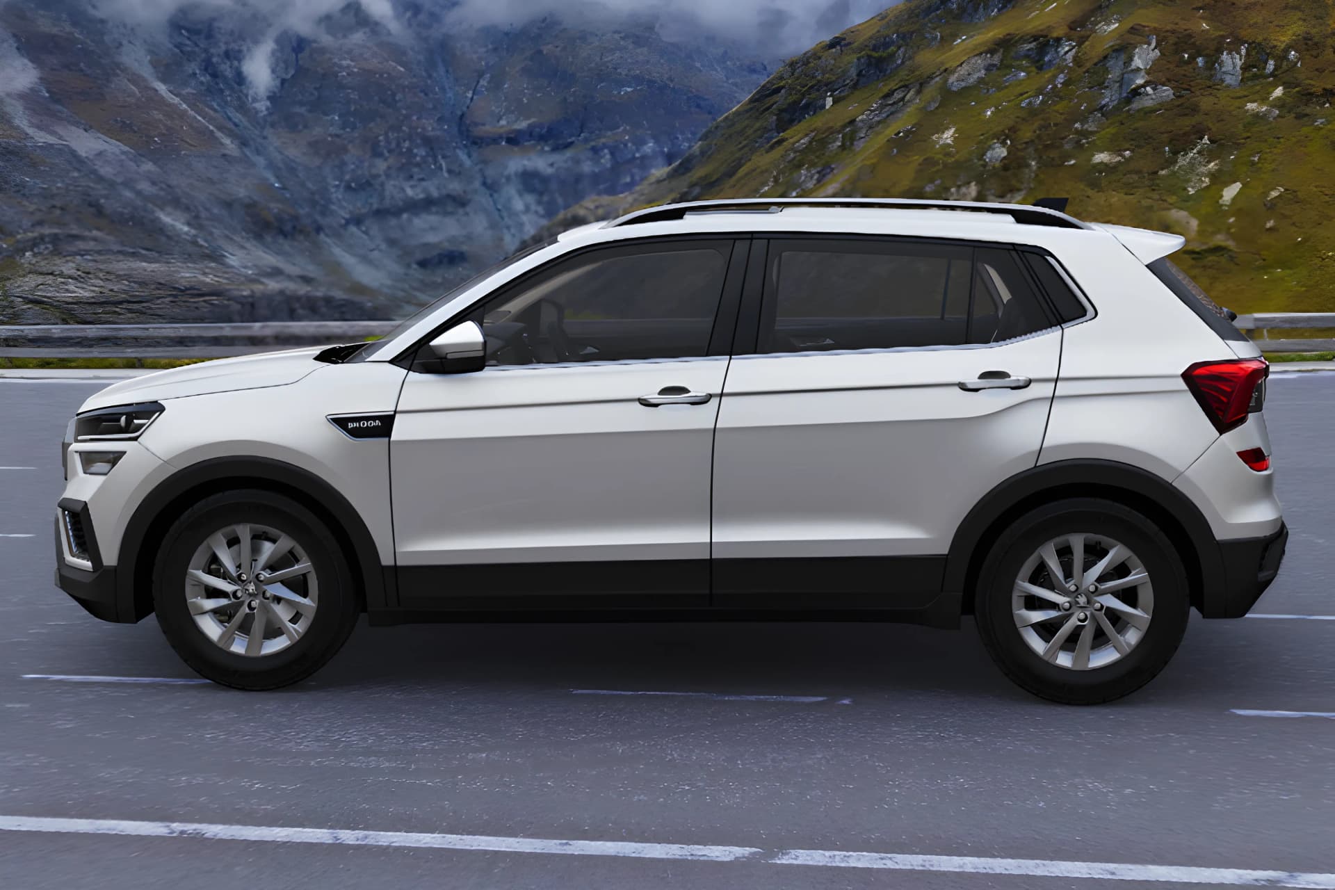 Skoda Kushaq Right Side View