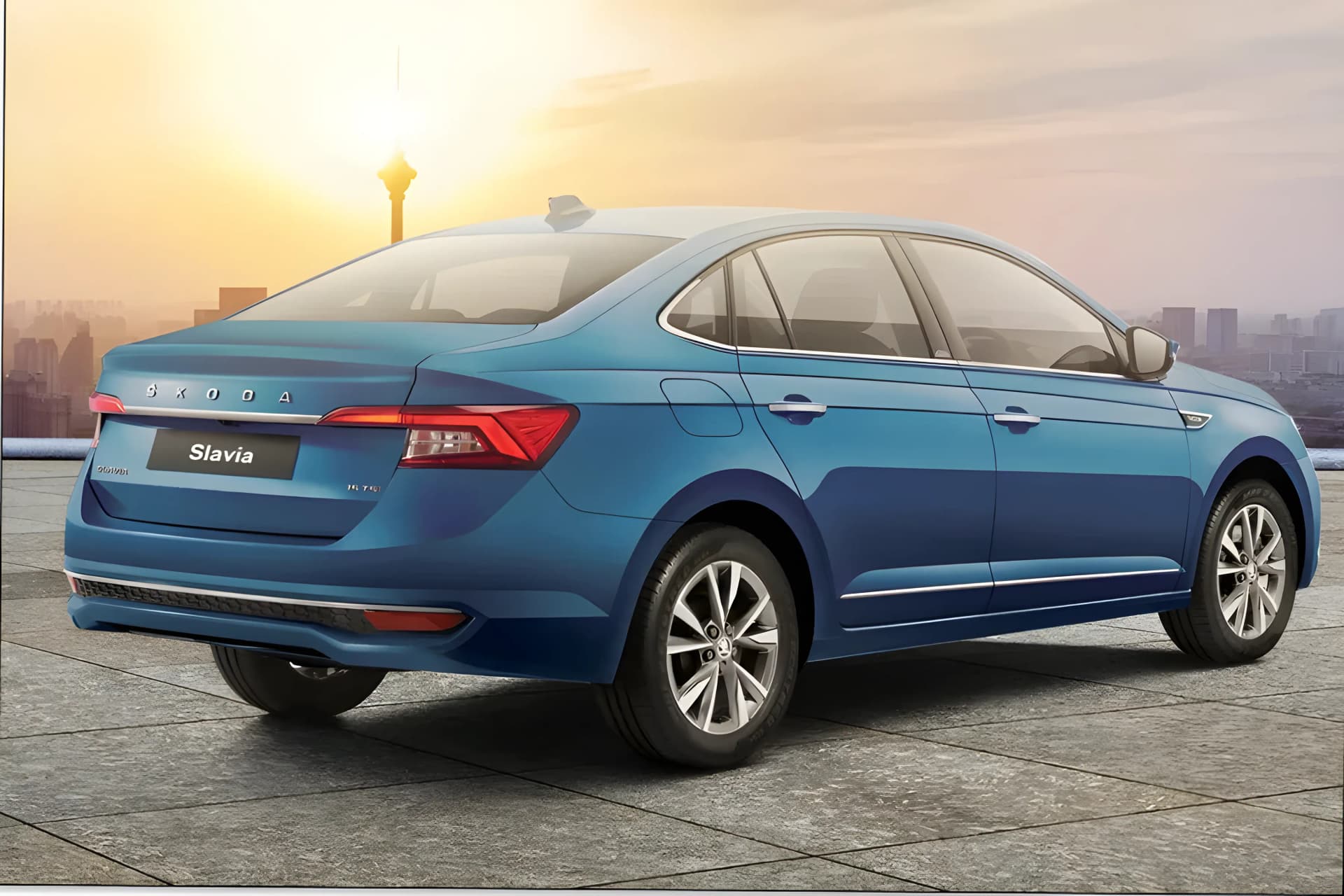 Skoda Kushaq Rear Right View