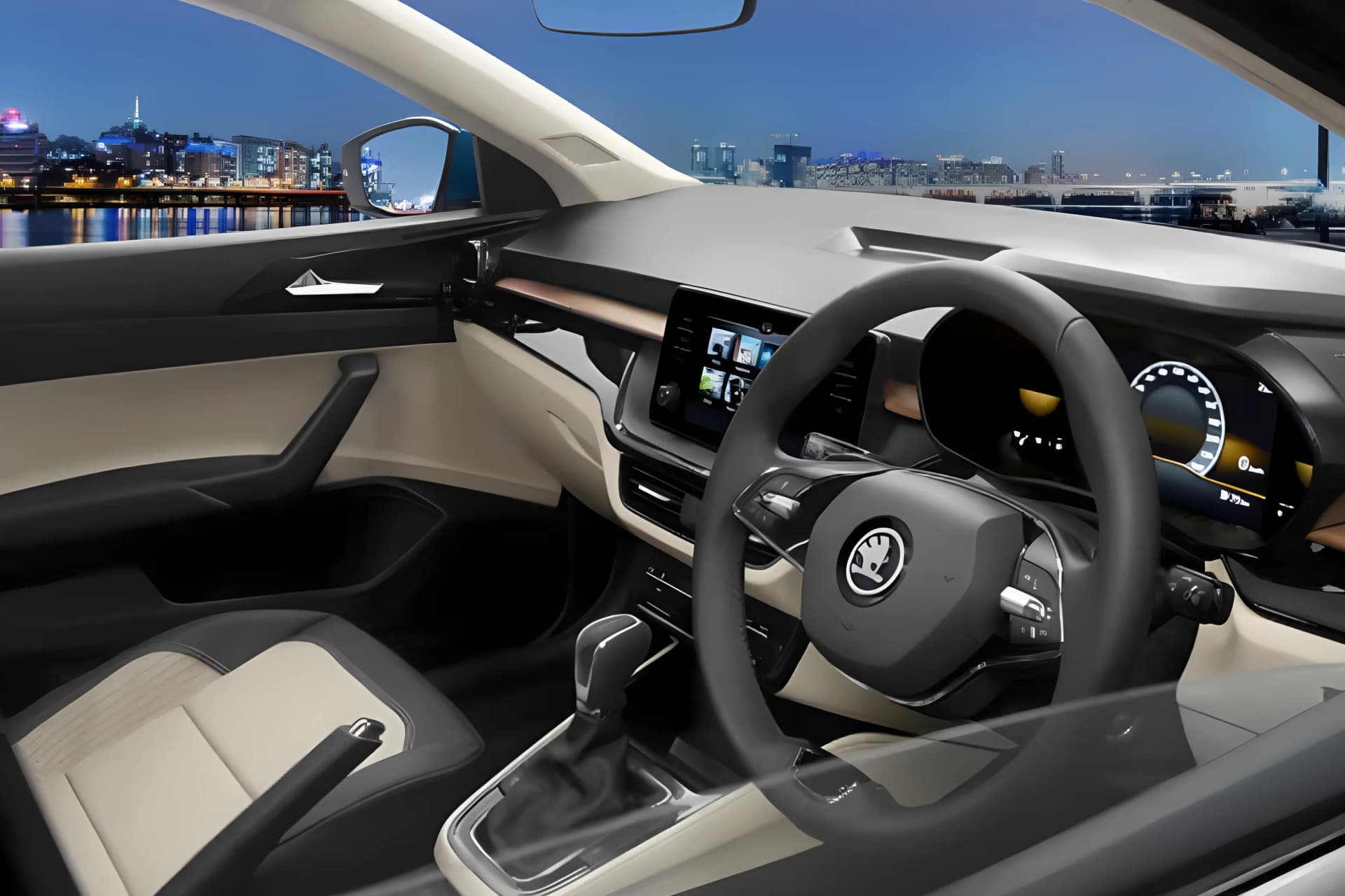 Skoda Slavia Steering View
