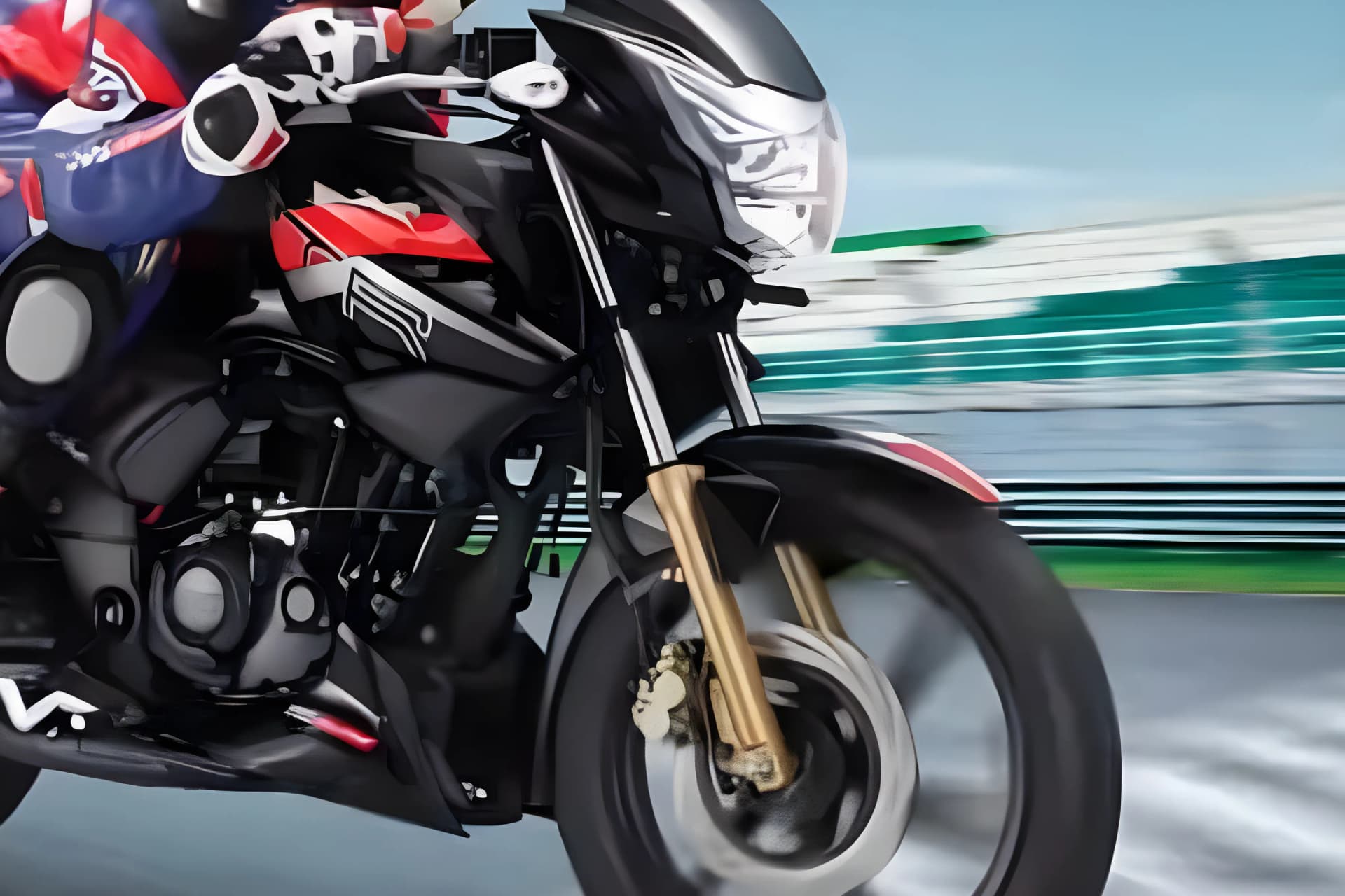 TVS Apache RTR 180 Engine View