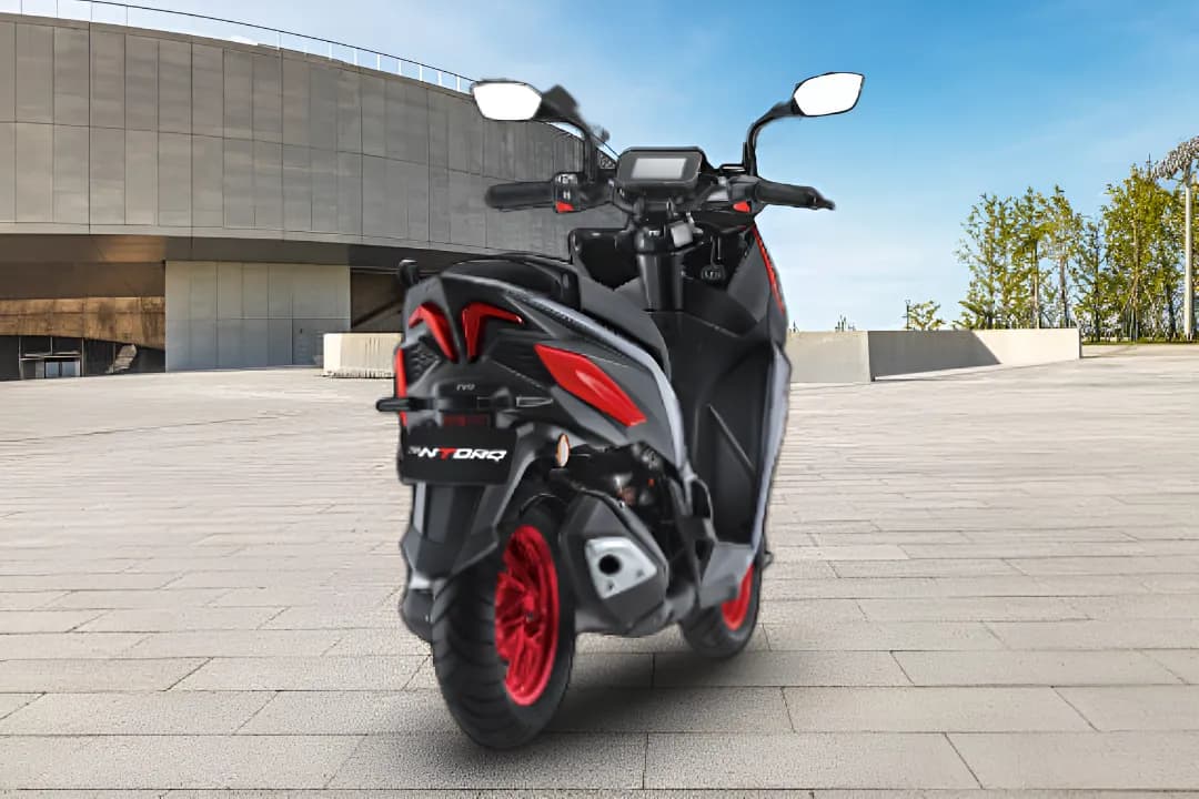 TVS Ntorq 150 Rear Right View