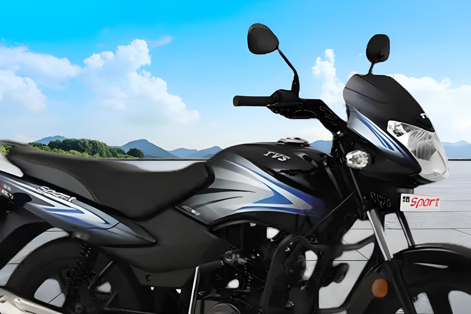 TVS Sport Fuel Tank View