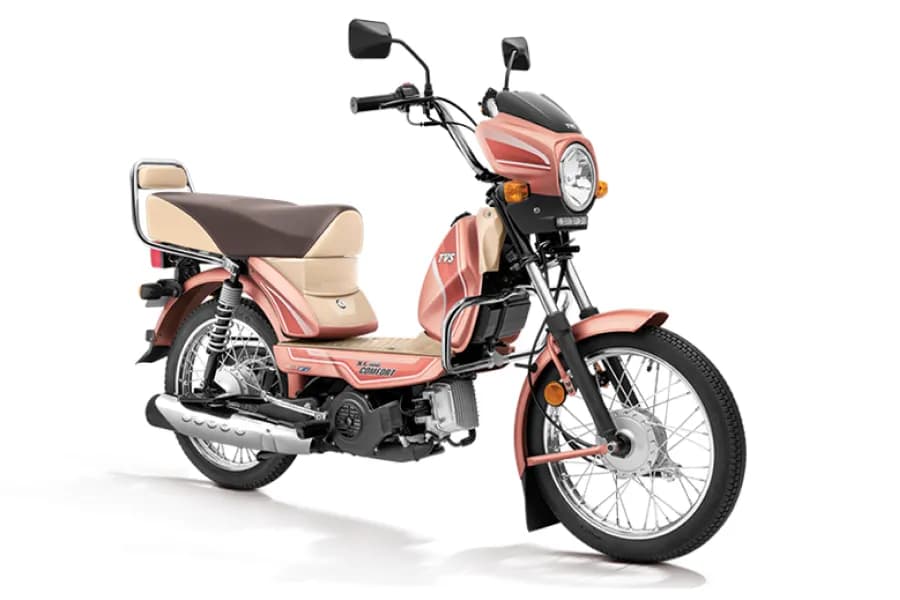 TVS XL 100 Comfort i-Touch Start Luster Gold color